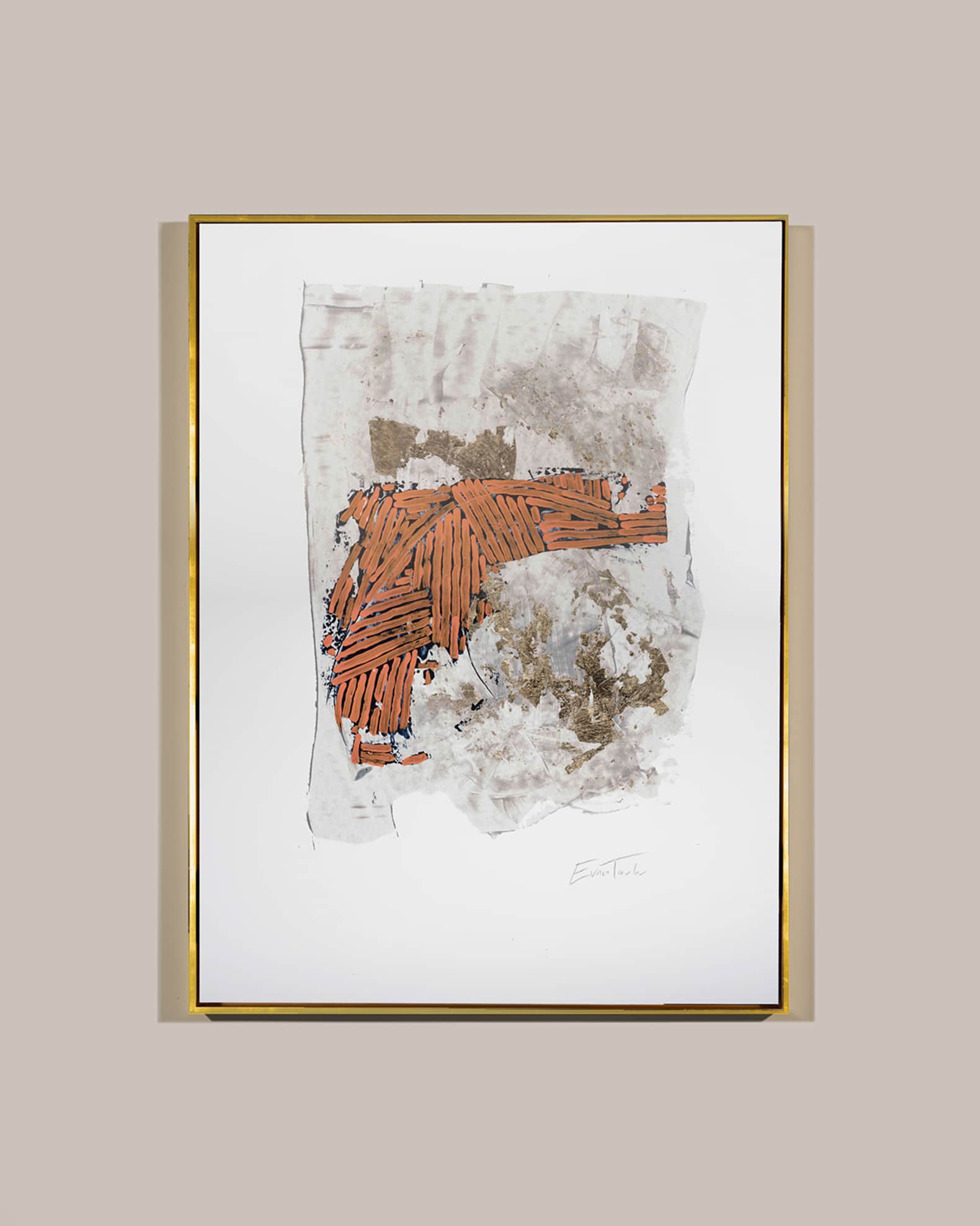 Warm Tone Abstract Giclee  0