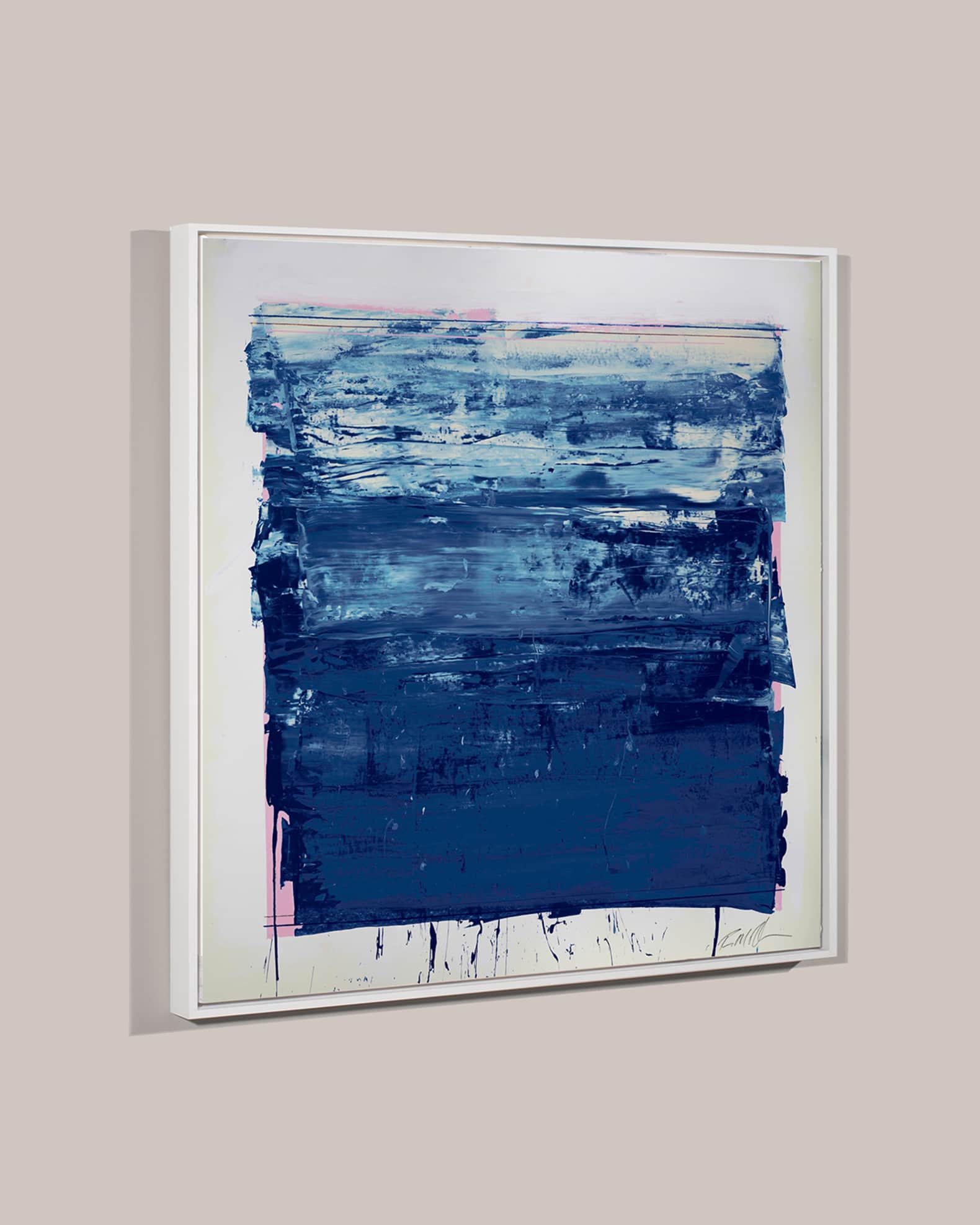 "Shorter Line Pink" Giclee by Robert Robinson  1