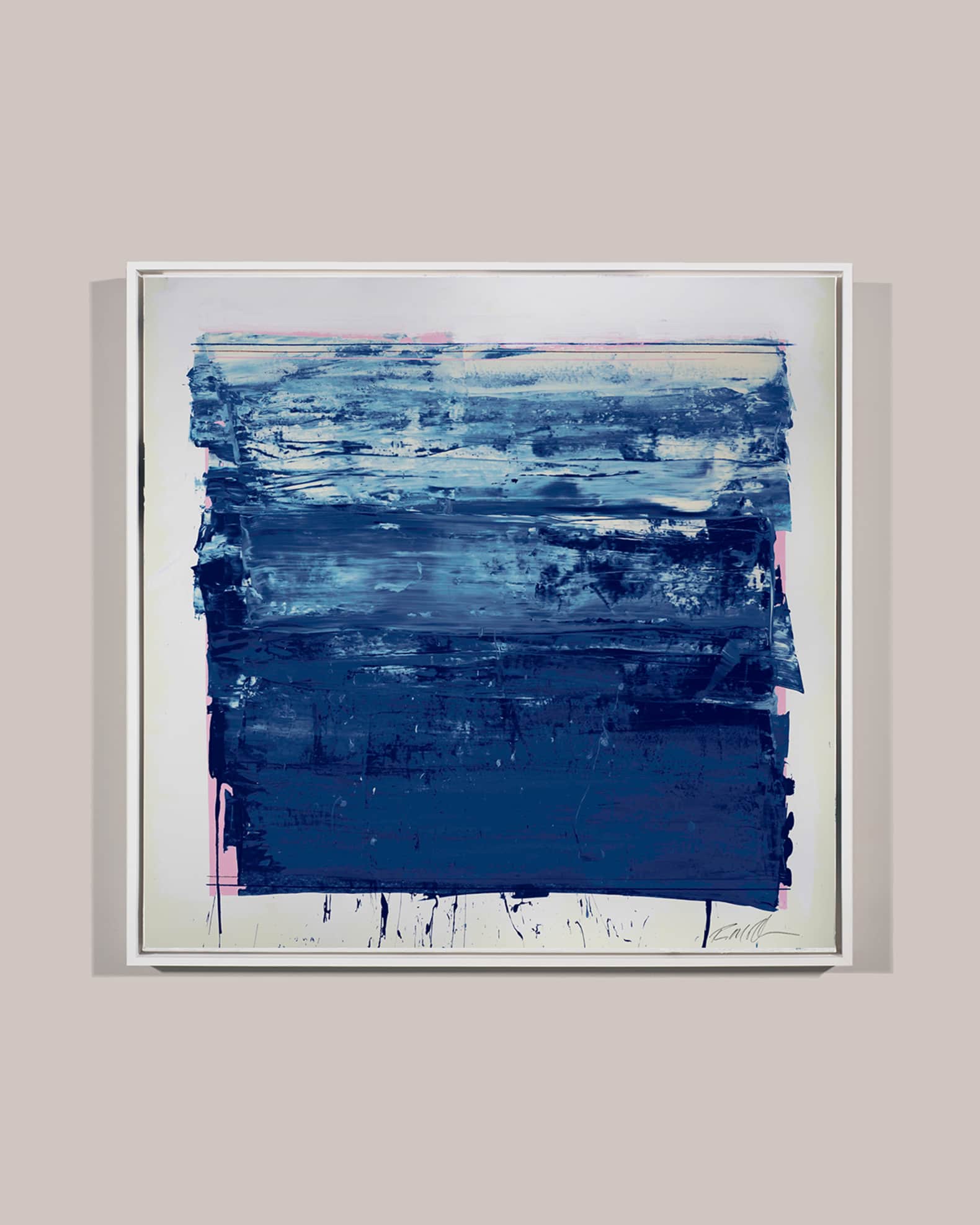 "Shorter Line Pink" Giclee by Robert Robinson  0