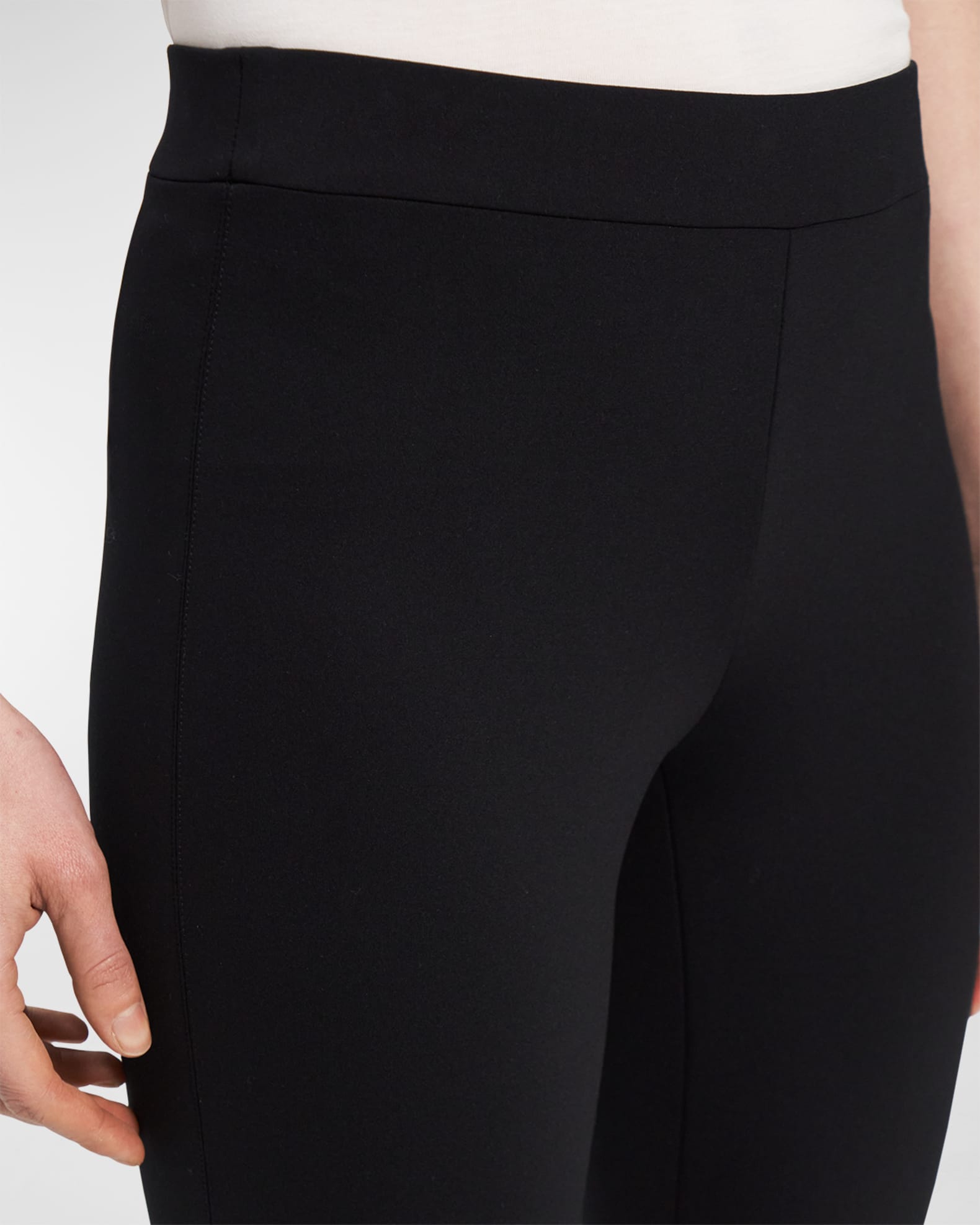 Theory Slim Cropped Scuba Kick Pants Neiman Marcus
