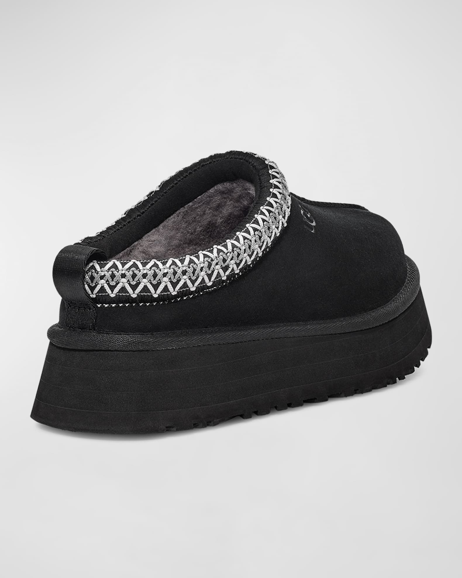 Shop UGG Tazz Suede Platform Slippers