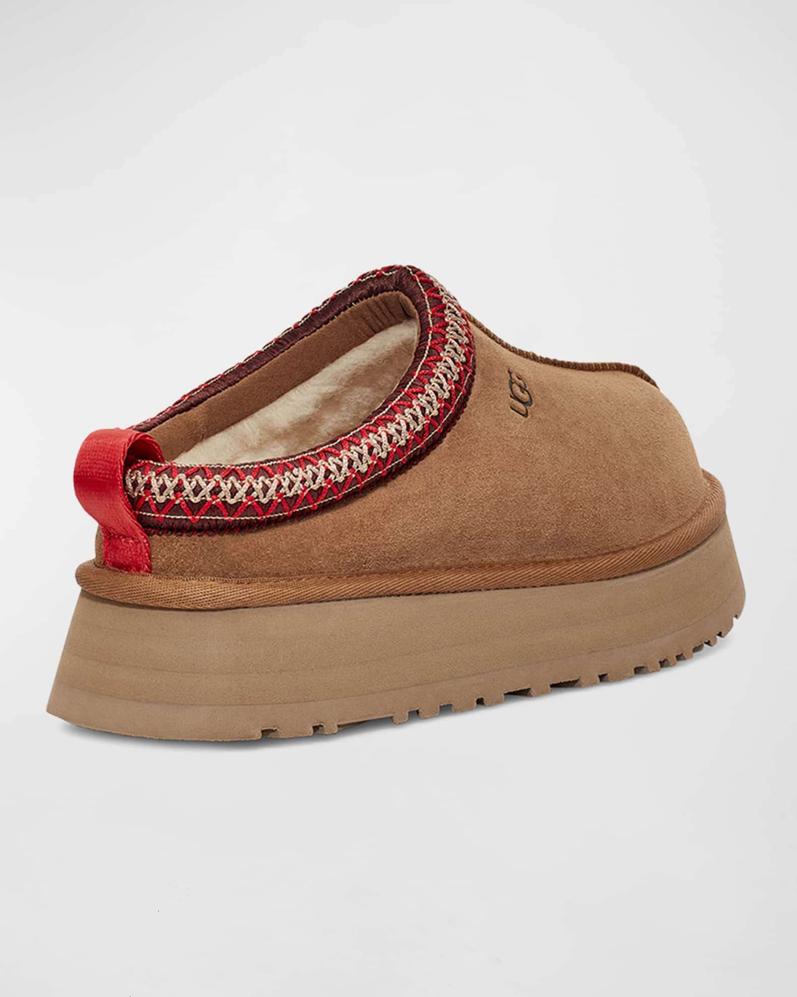 UGG Tazz Suede Mule Slippers | Neiman Marcus