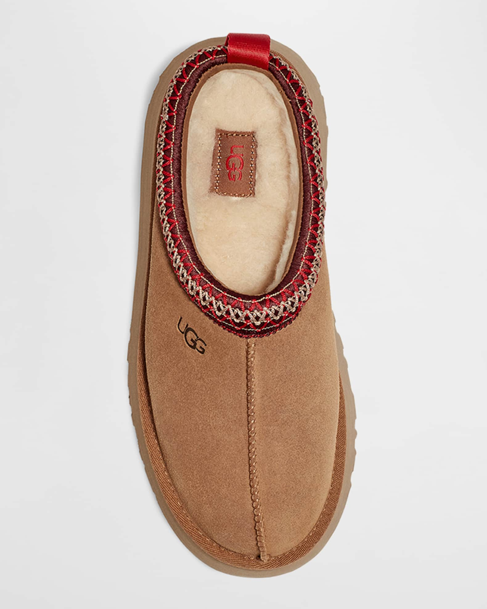 UGG Tazz Suede Mule Slippers | Neiman Marcus