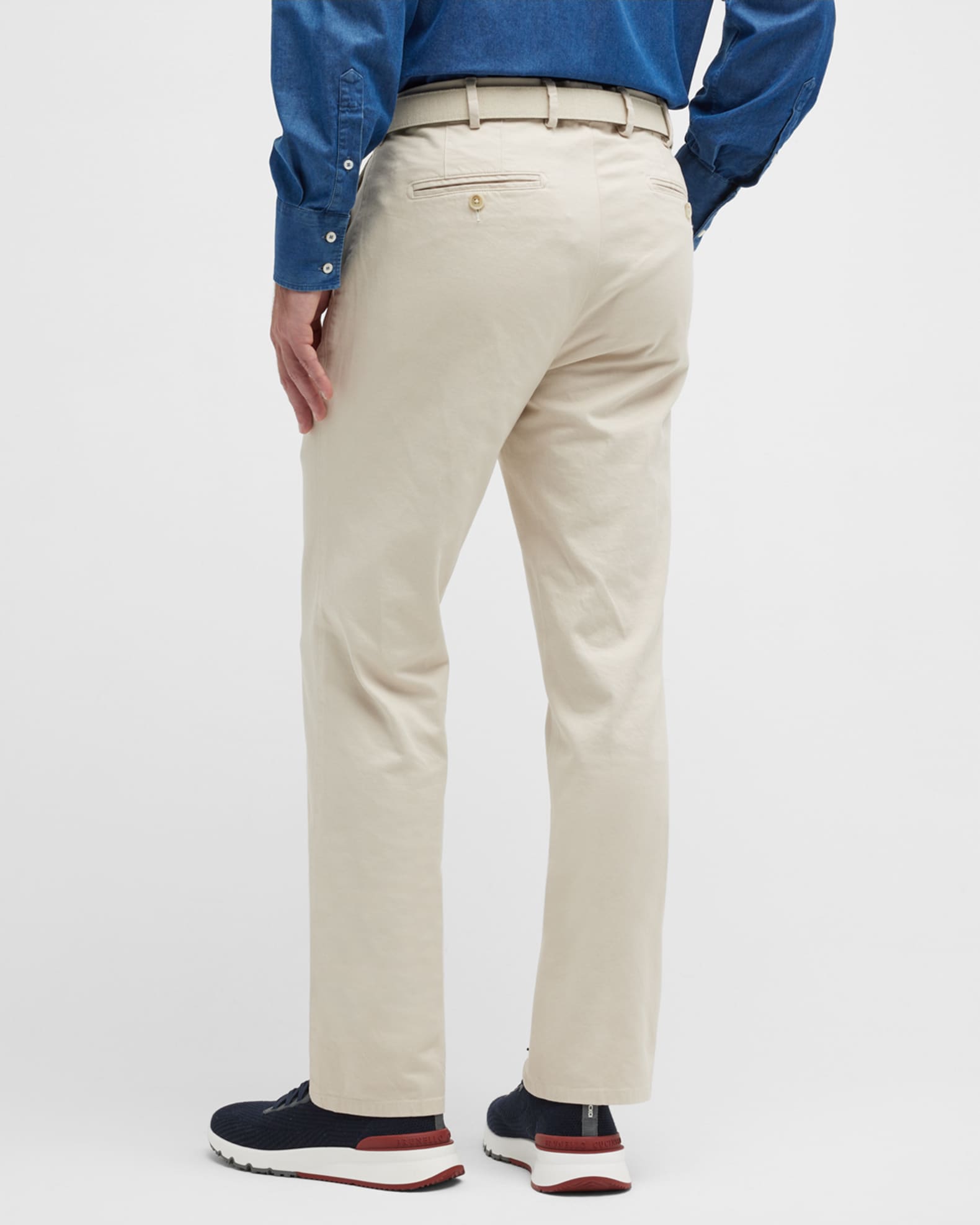 Peter Millar Men's Pilot Flat Front Trousers | Neiman Marcus