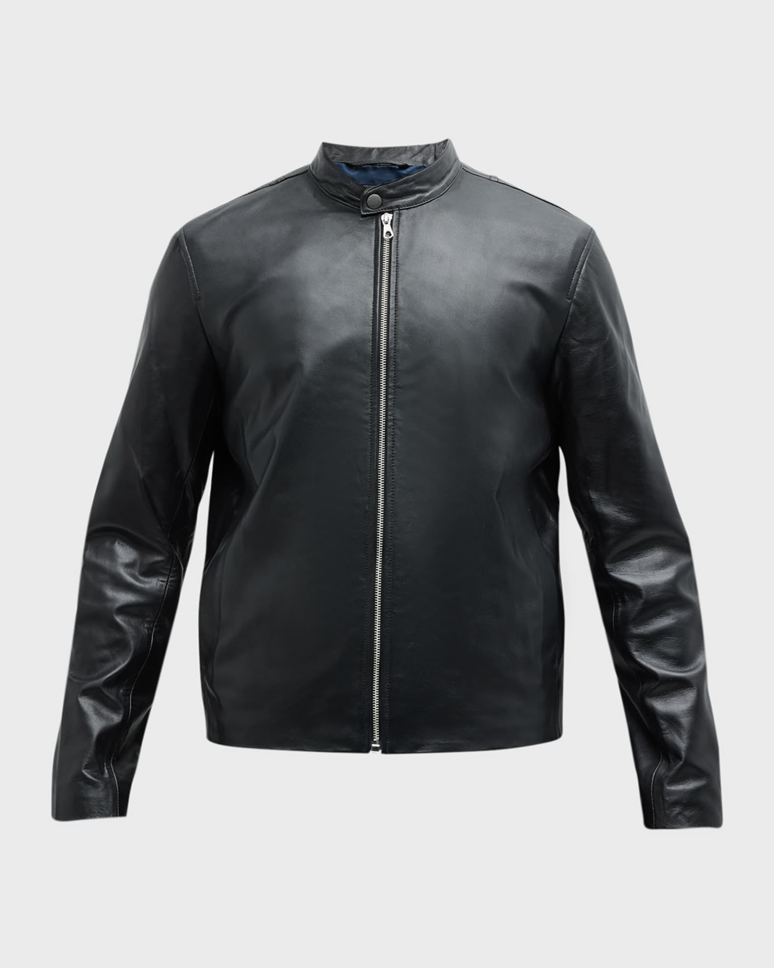 Louis Vuitton Cafe Racer Bomber Brown Leather Jacket - Sale