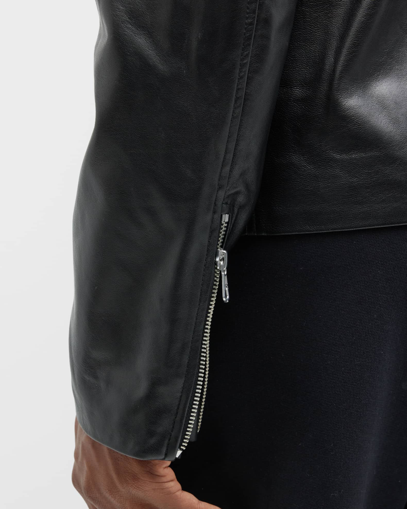 Rag & Bone Men's Archive Cafe Racer Leather Jacket | Neiman