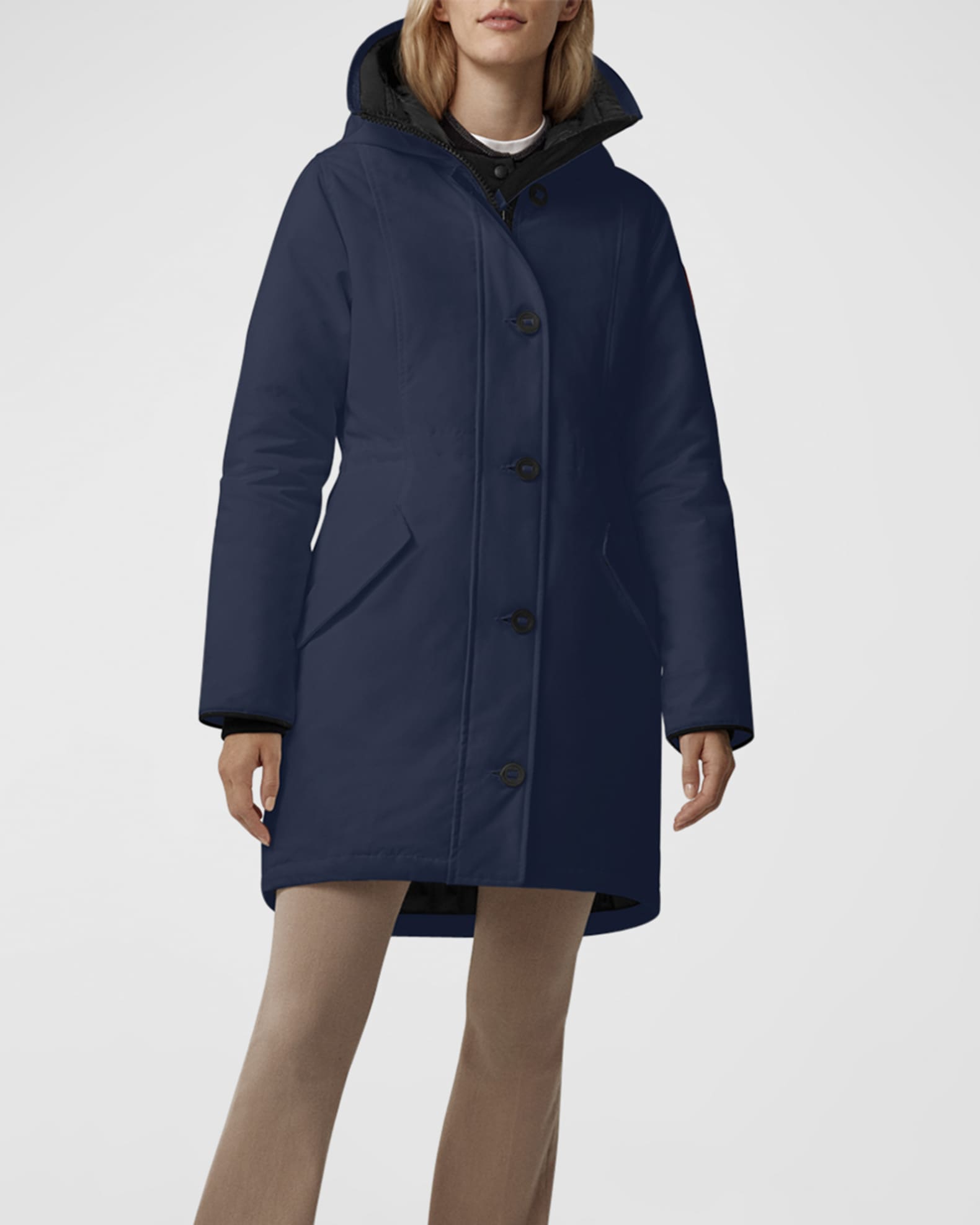 rossclair hooded down parka