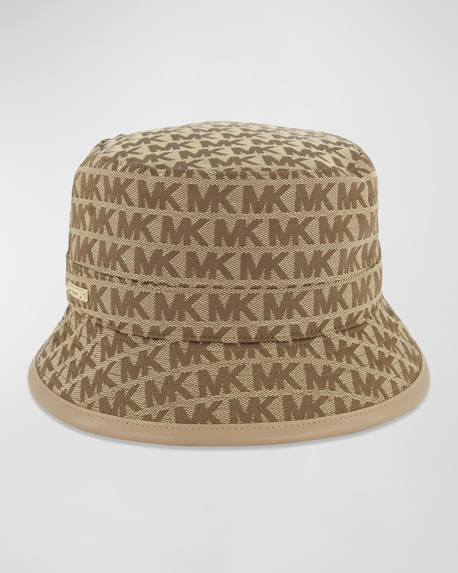 Michael Kors Jacquard Monogram Bucket Hat | Neiman Marcus Michael Kors Jacquard Monogram Bucket Hat | Neiman Marcus