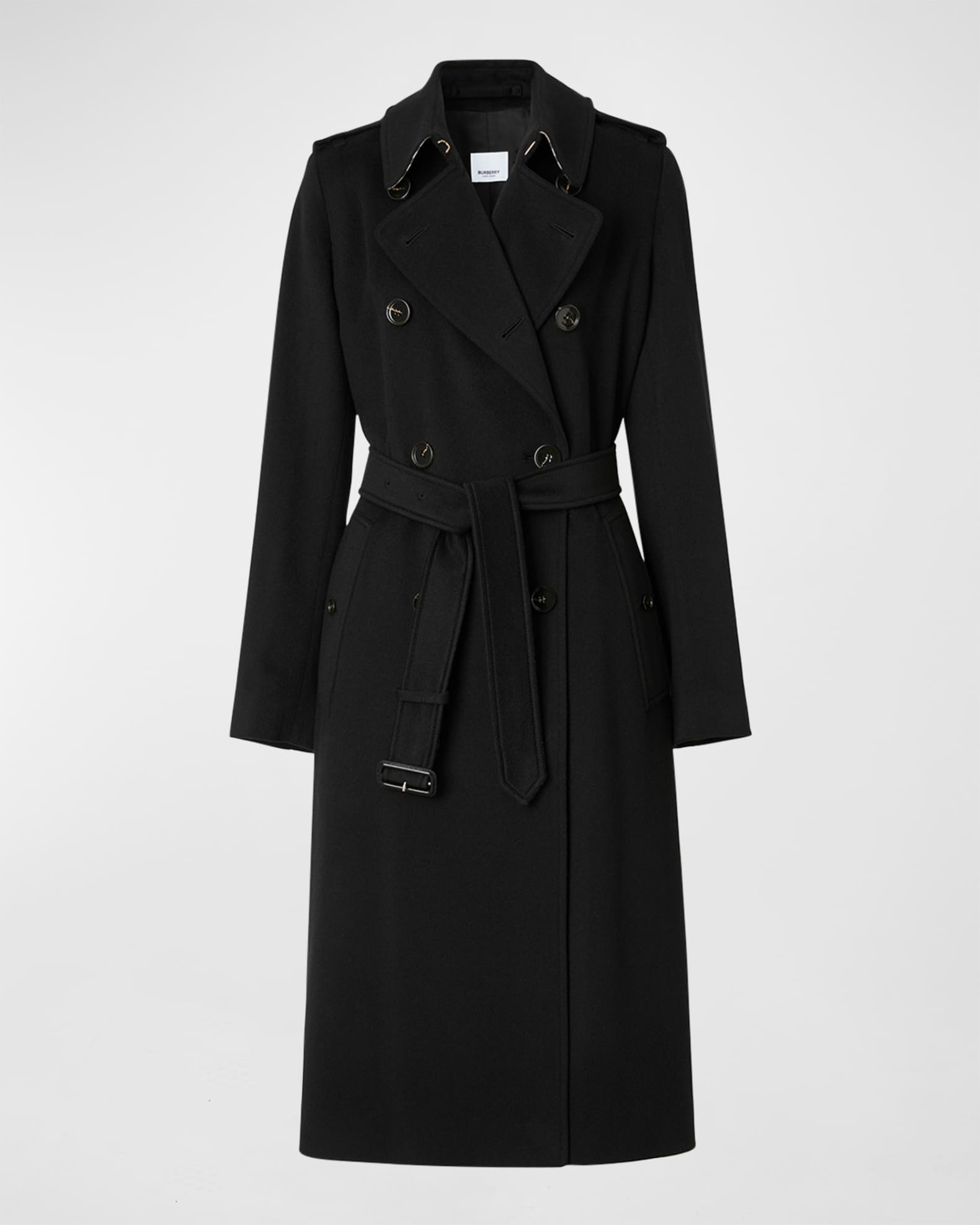 Burberry cashmere coat womens sales