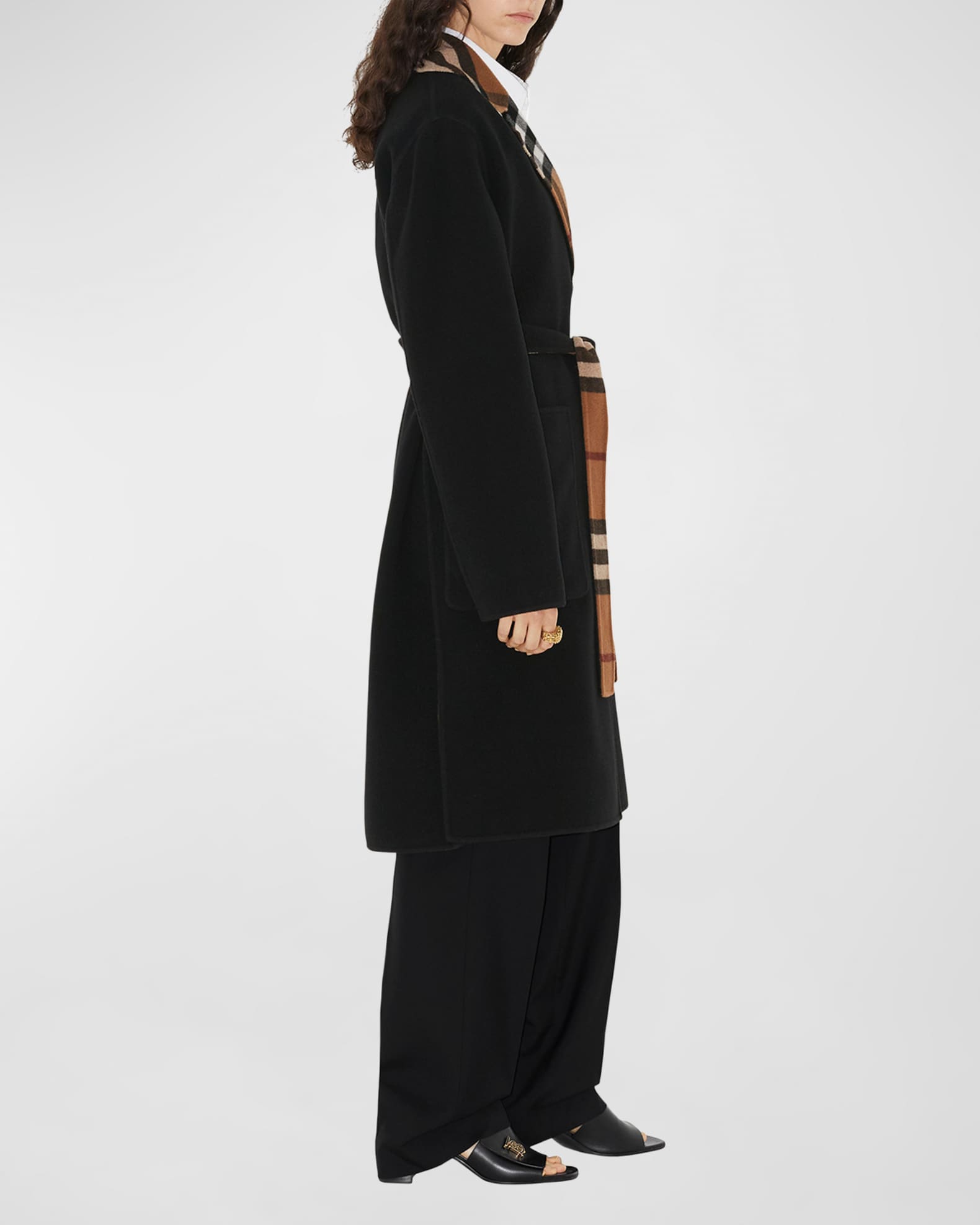 早割クーポン！ Burberry Dorea Belted Reversible Coat | Neiman Marcus ジャケット・アウター