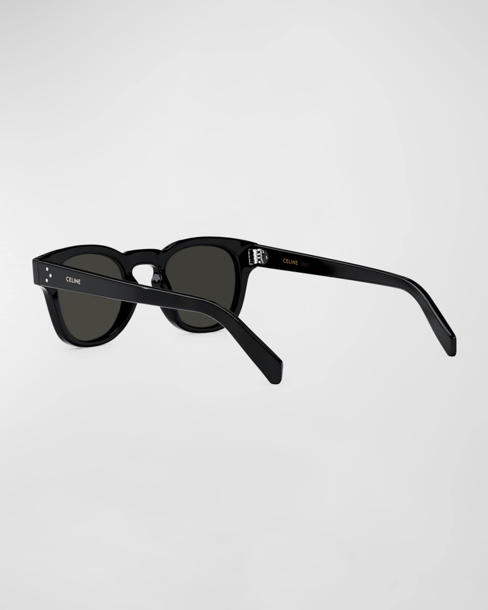 Celine Men s Keyhole Bridge Square Sunglasses Neiman Marcus