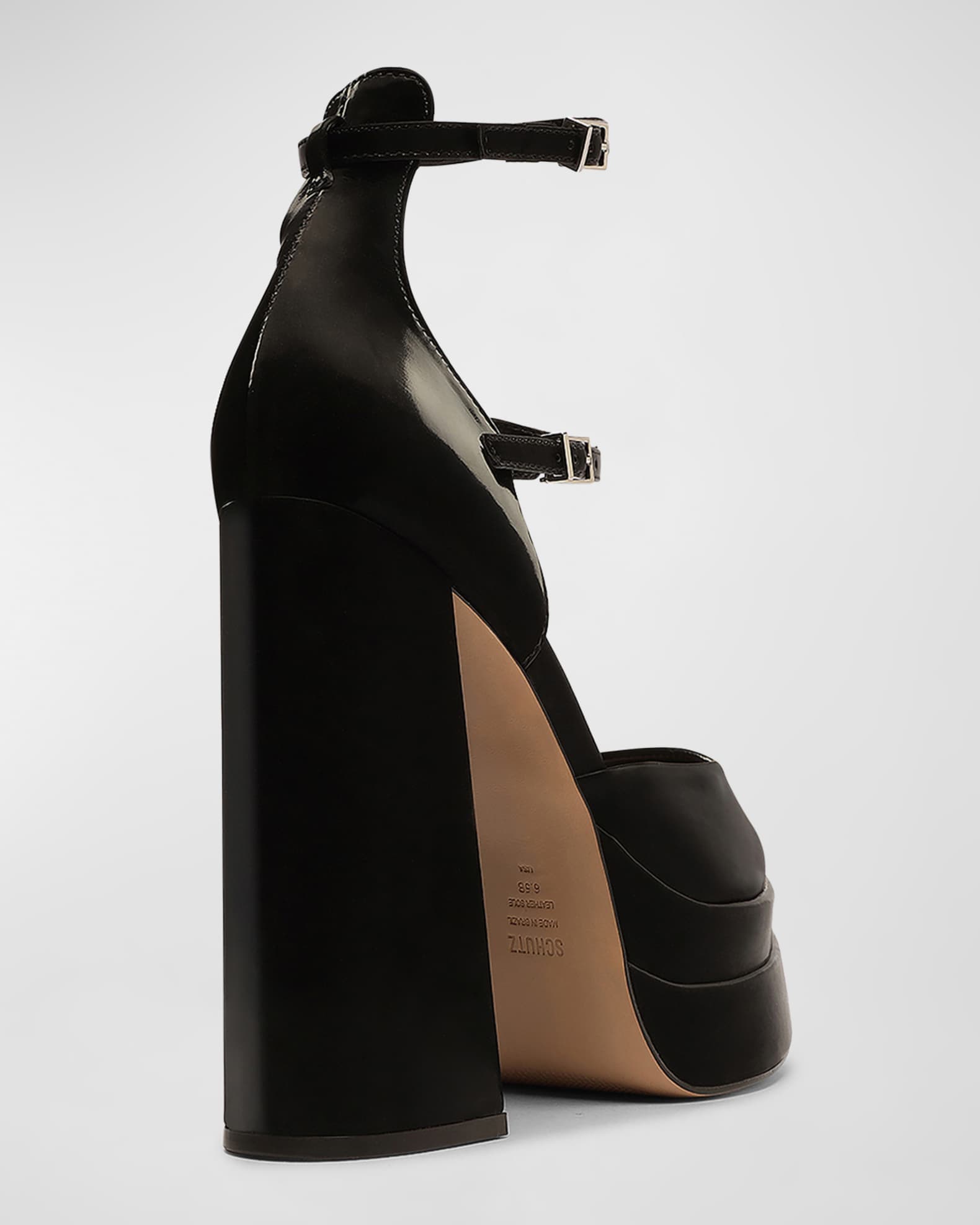 Schutz Elysee DoublePlatform Pumps Neiman Marcus
