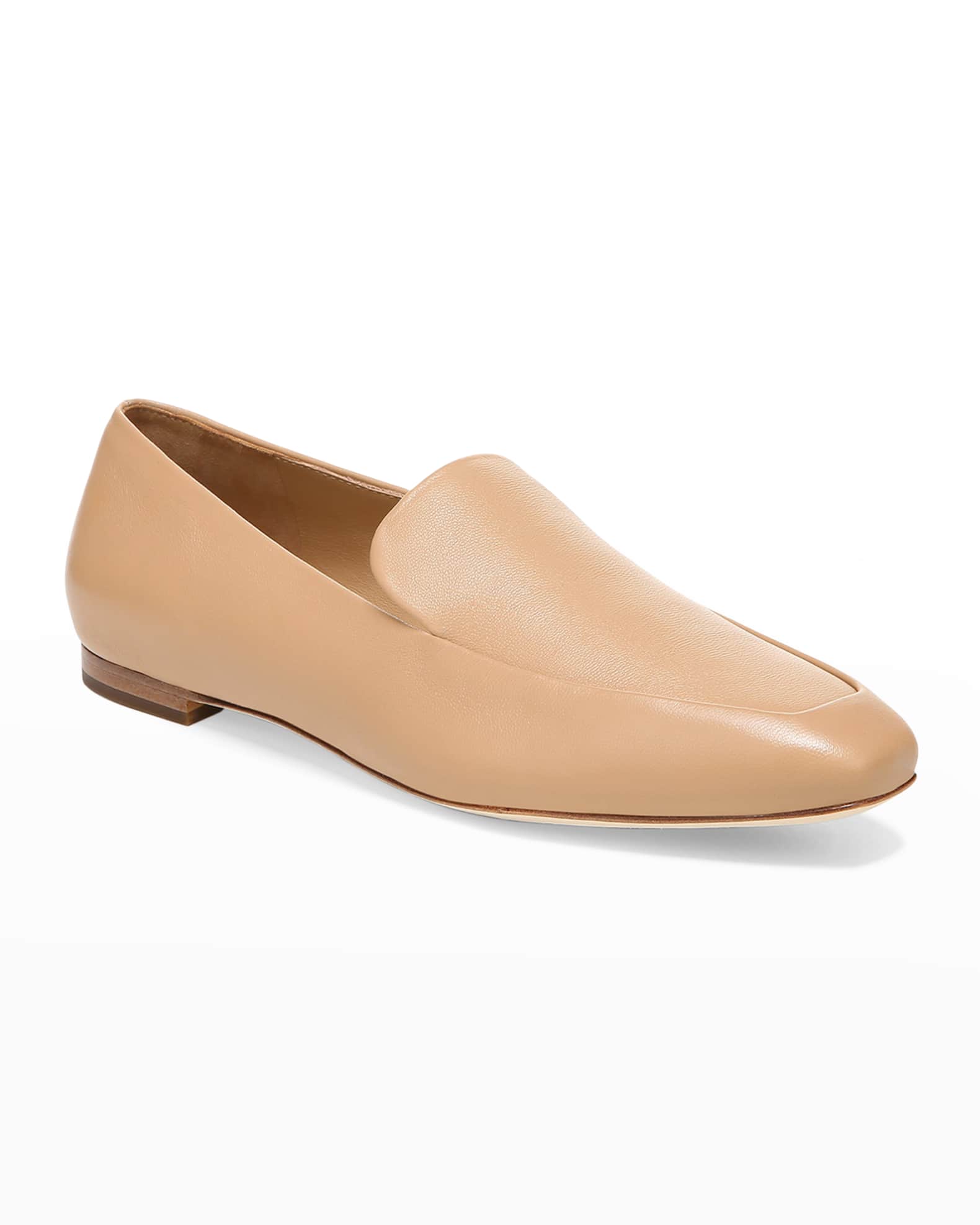 Vince Brette Leather Easy Loafers | Neiman Marcus