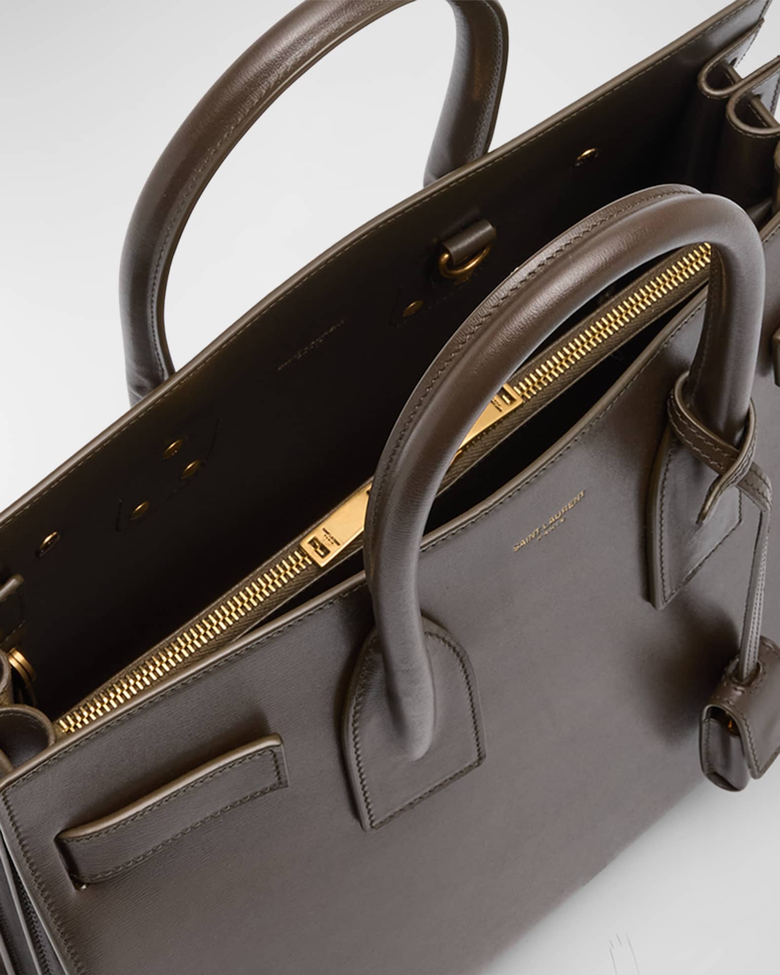 Saint Laurent Sac De Jour Small Top-Handle Bag in Smooth