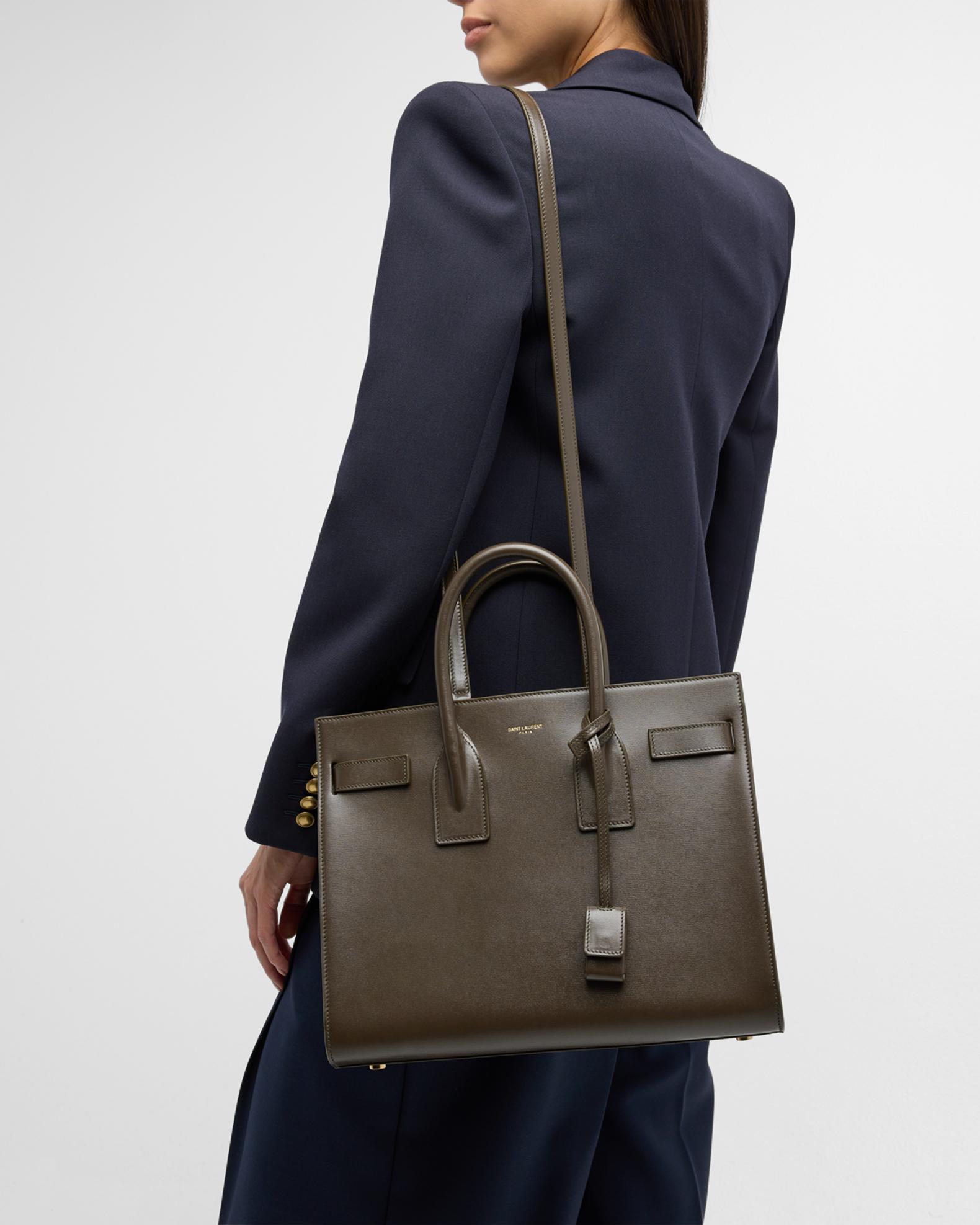 Saint Laurent Sac De Jour Small Top Handle Bag In Smooth Leather 