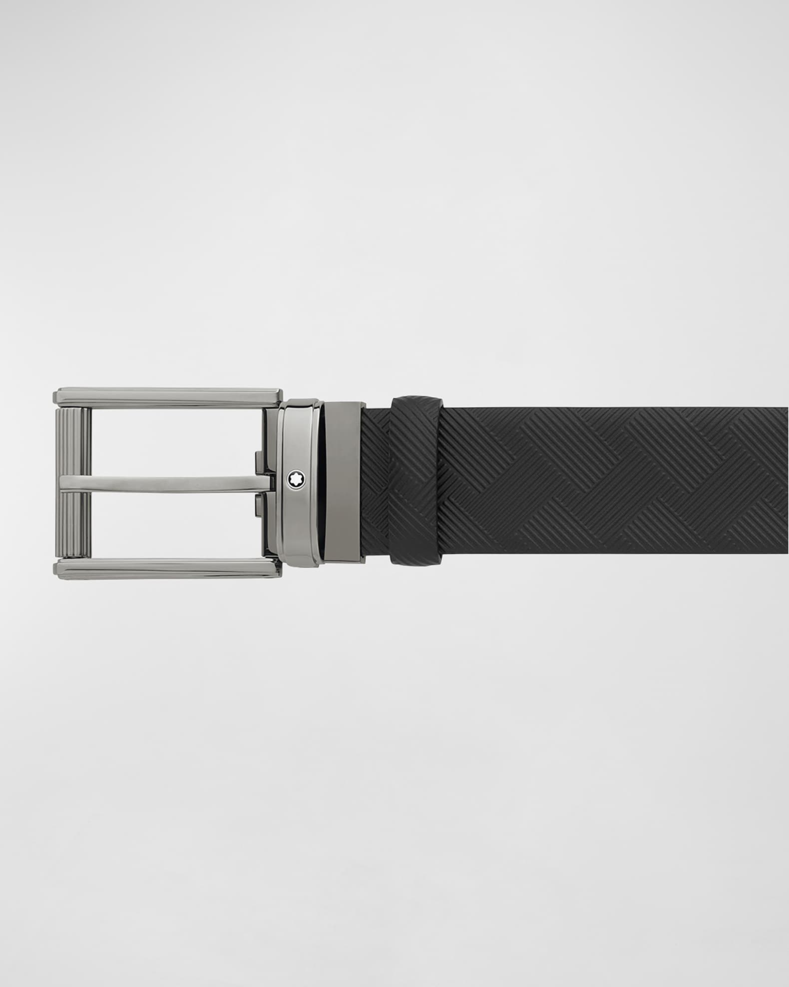 Men's Black Leather Belt 1