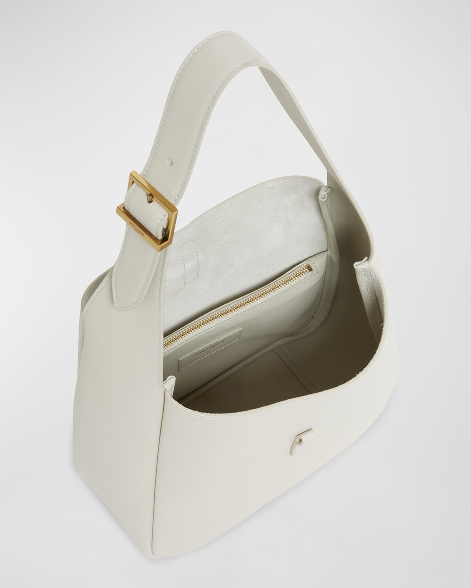Saint Laurent Le 5 A 7 YSL Small Hobo in Smooth Supple