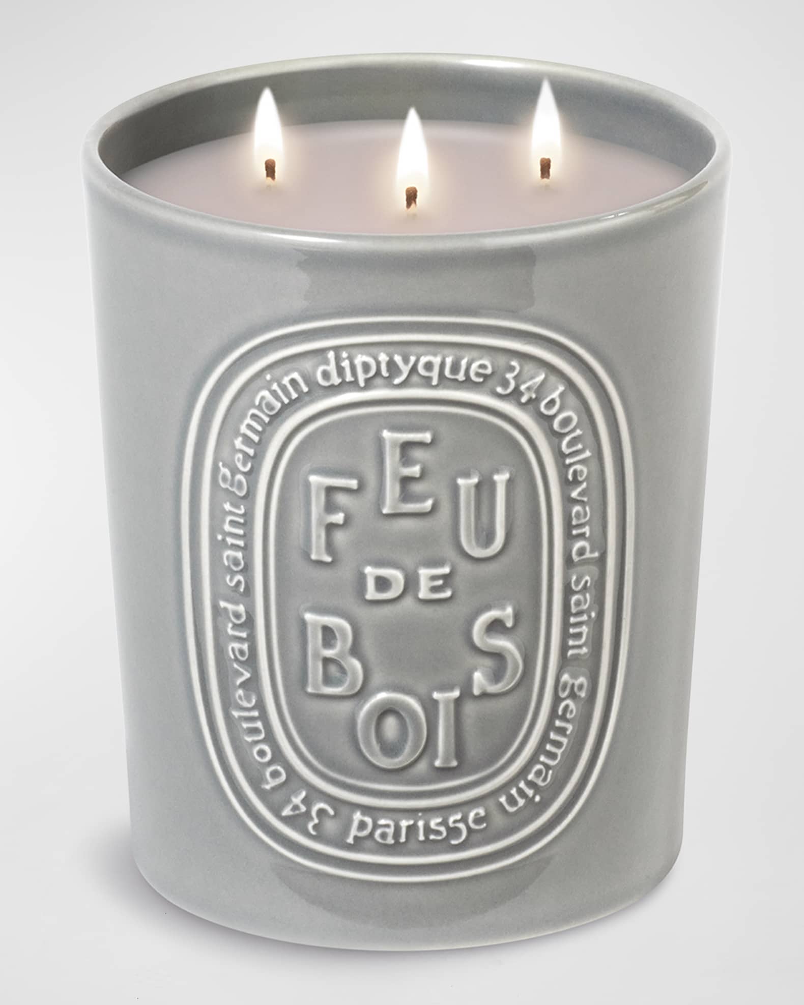 DIPTYQUE 21.1 oz. Feu de Bois 3-Wick Candle | Neiman Marcus