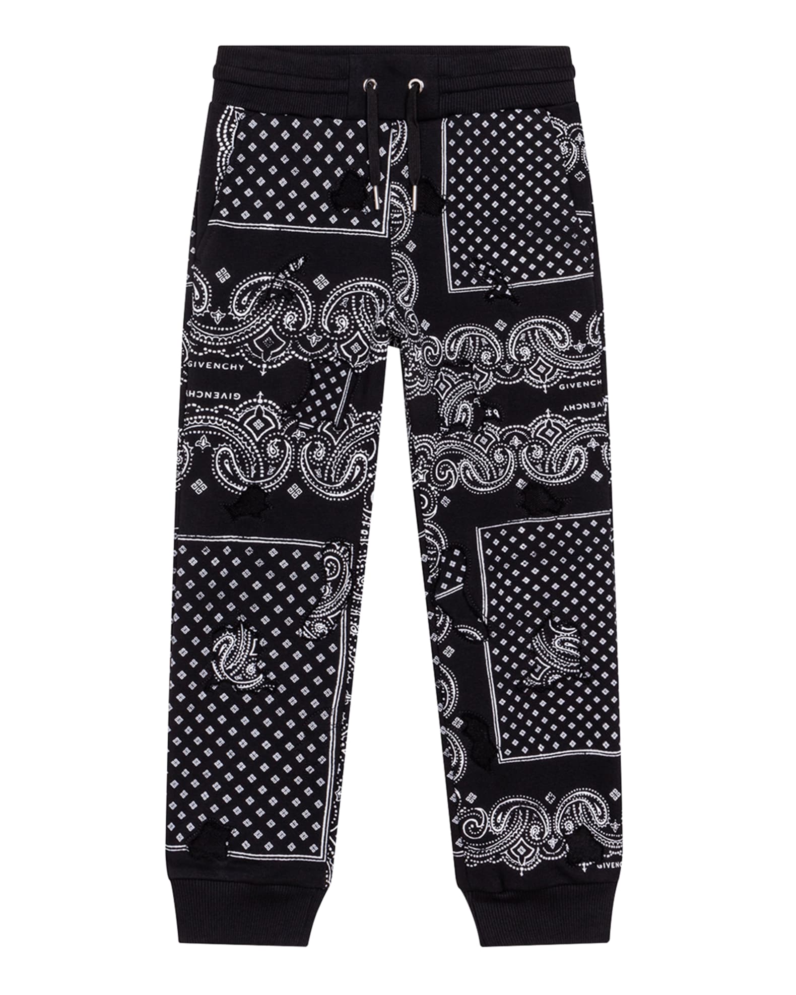 Bandana Print Jogger Pants | Neiman Marcus