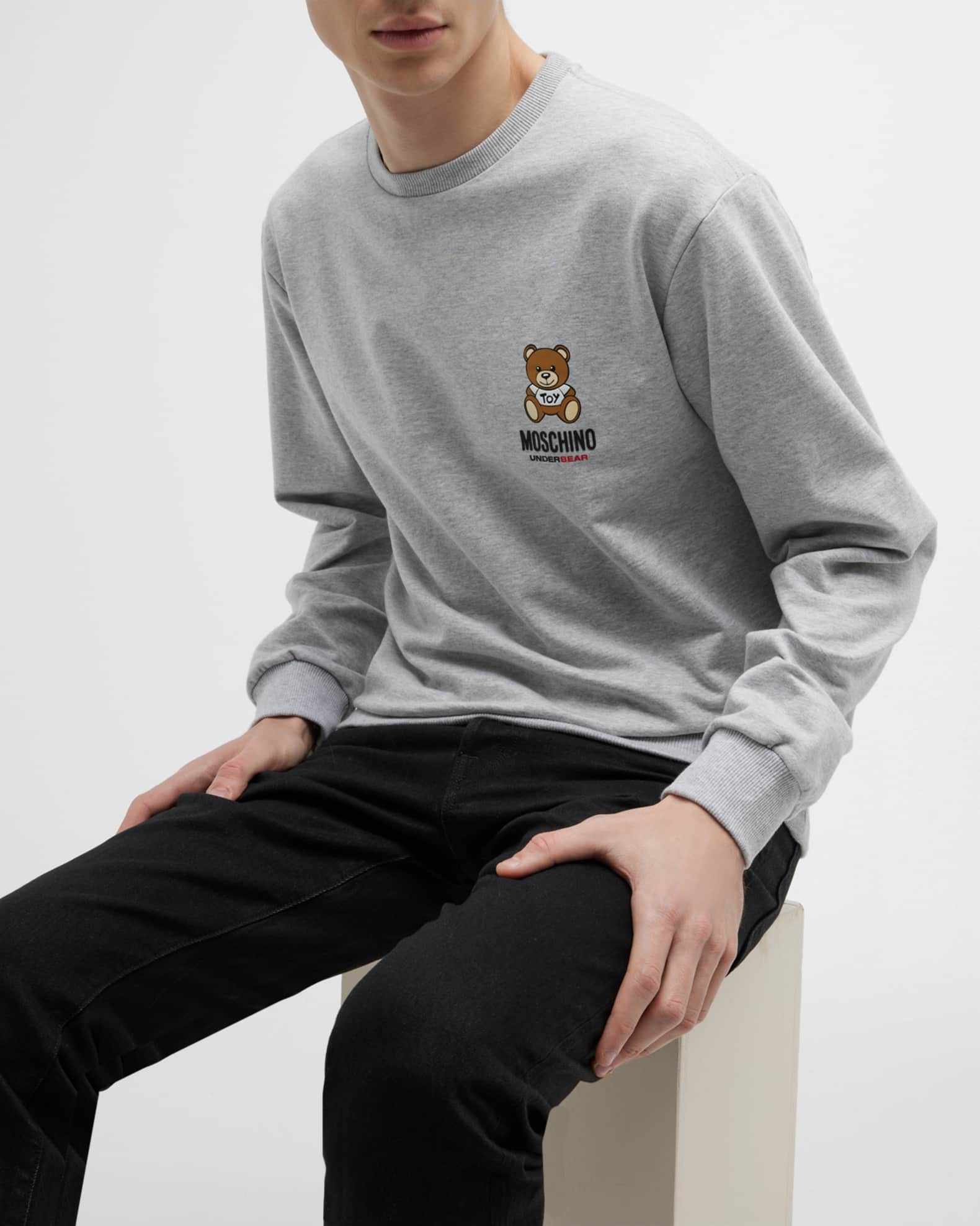 Mens moschino teddy bear sweatshirt 2025