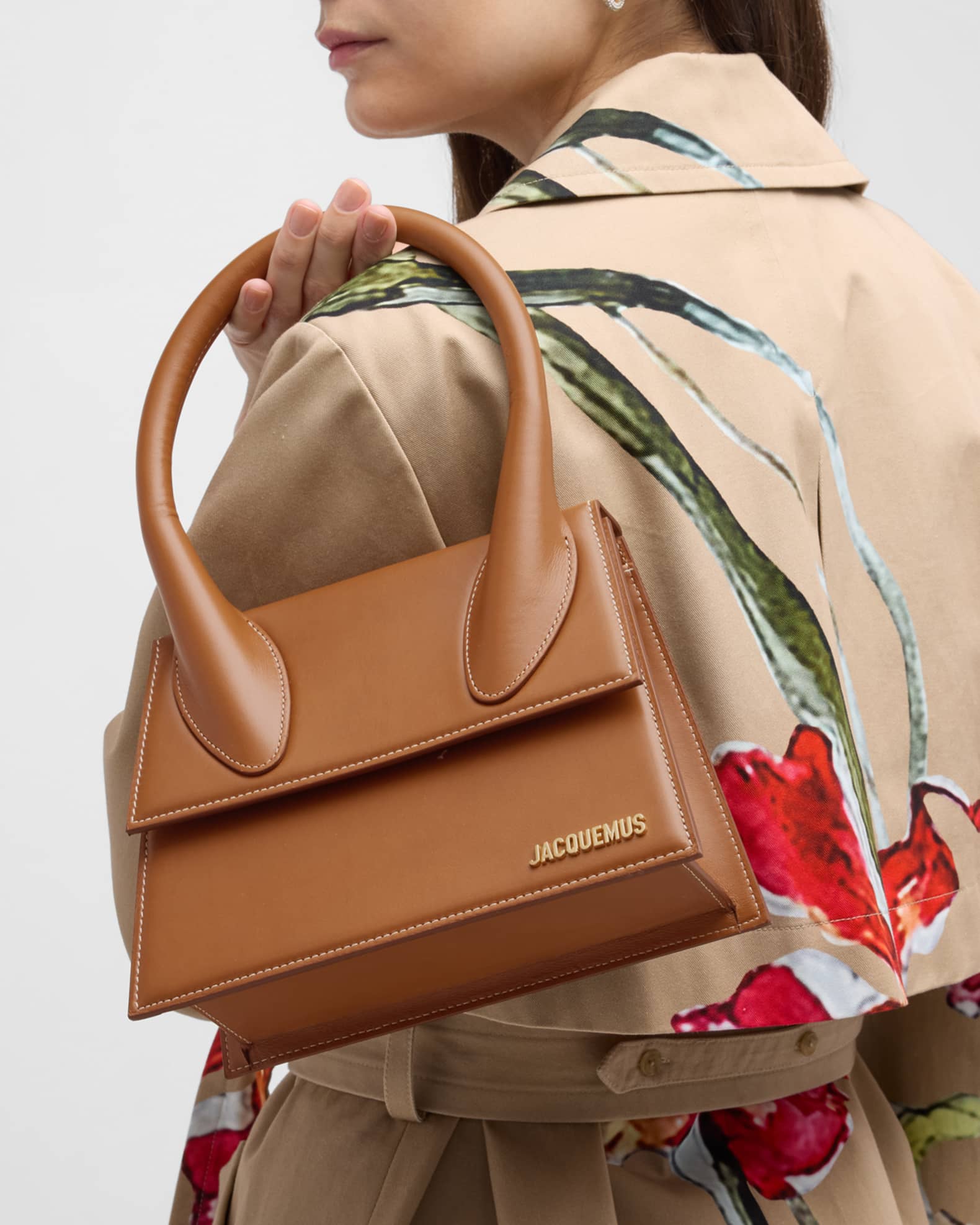 Jacquemus Le Grand Chiquito Top-Handle Bag | Neiman Marcus