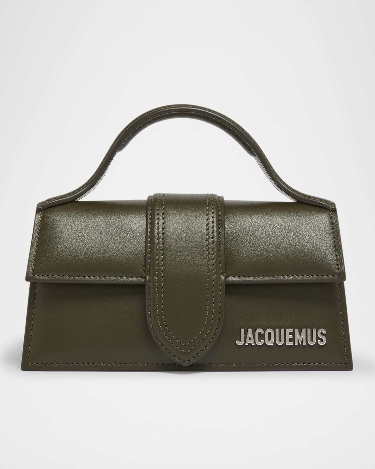 labubuMCM レザーハンドバッグ Jacquemus Le Bambino Leather Top-Handle Bag | Neiman Marcus