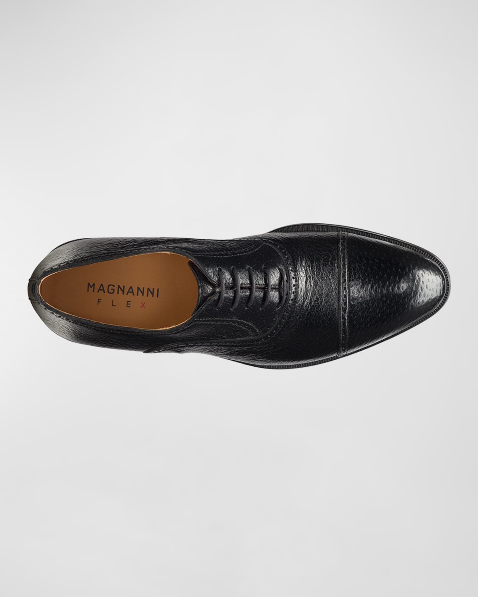 Magnanni Men s Ica Brogue Peccary Leather Oxfords Neiman Marcus