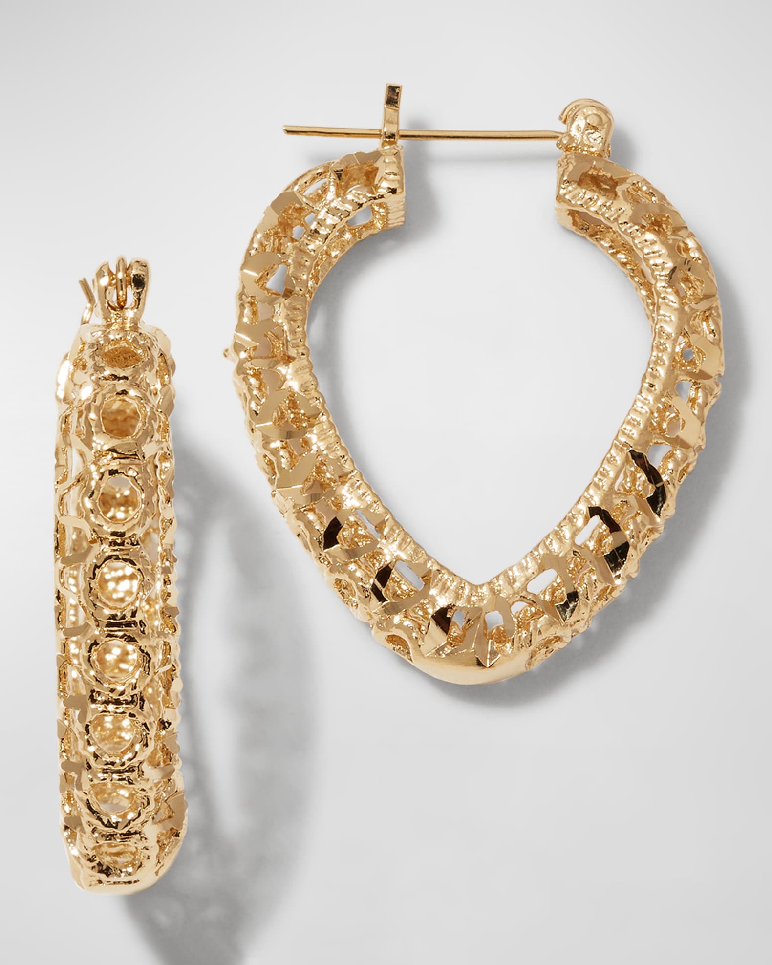 Filigree Hoop Earrings 0