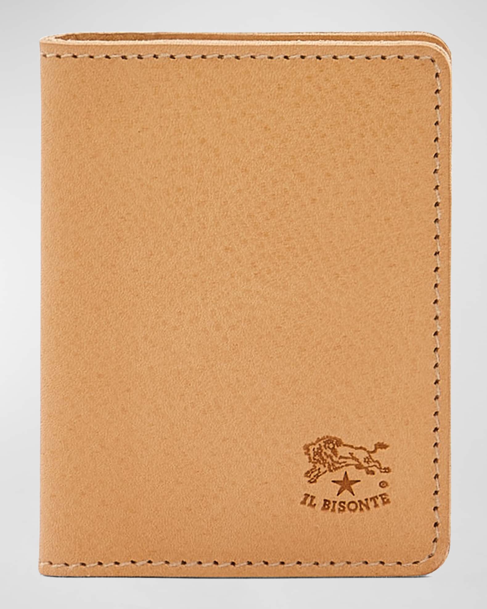 Il Bisonte Men's Vachetta Leather Bifold Card Case | Neiman Marcus