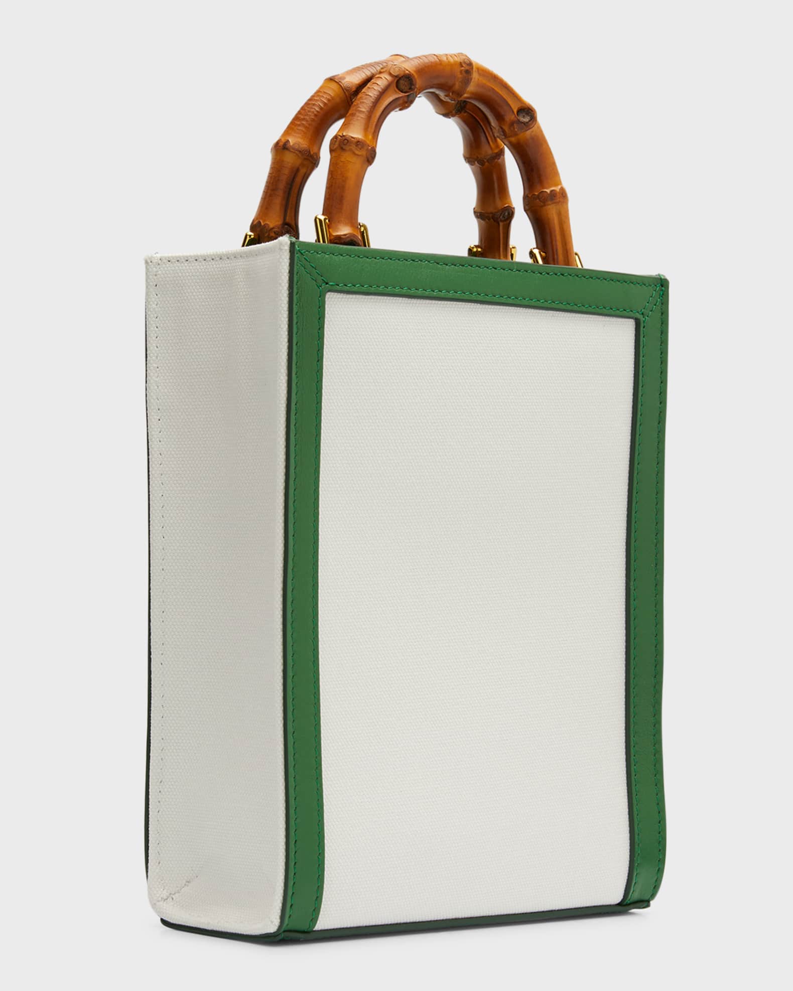 CASABLANCA Mini Logo Canvas TopHandle Bag Neiman Marcus