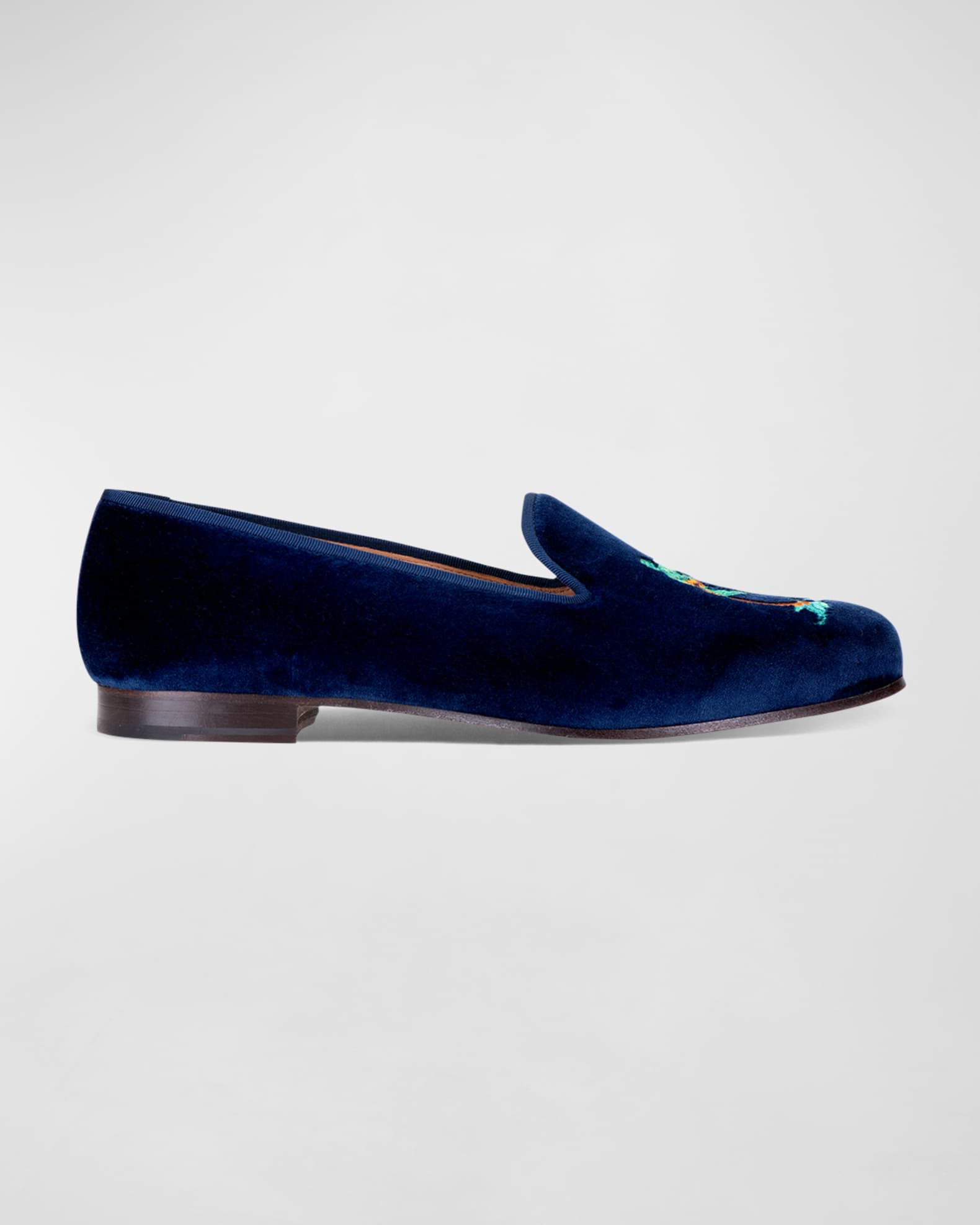 Embroidered slippers mens shop