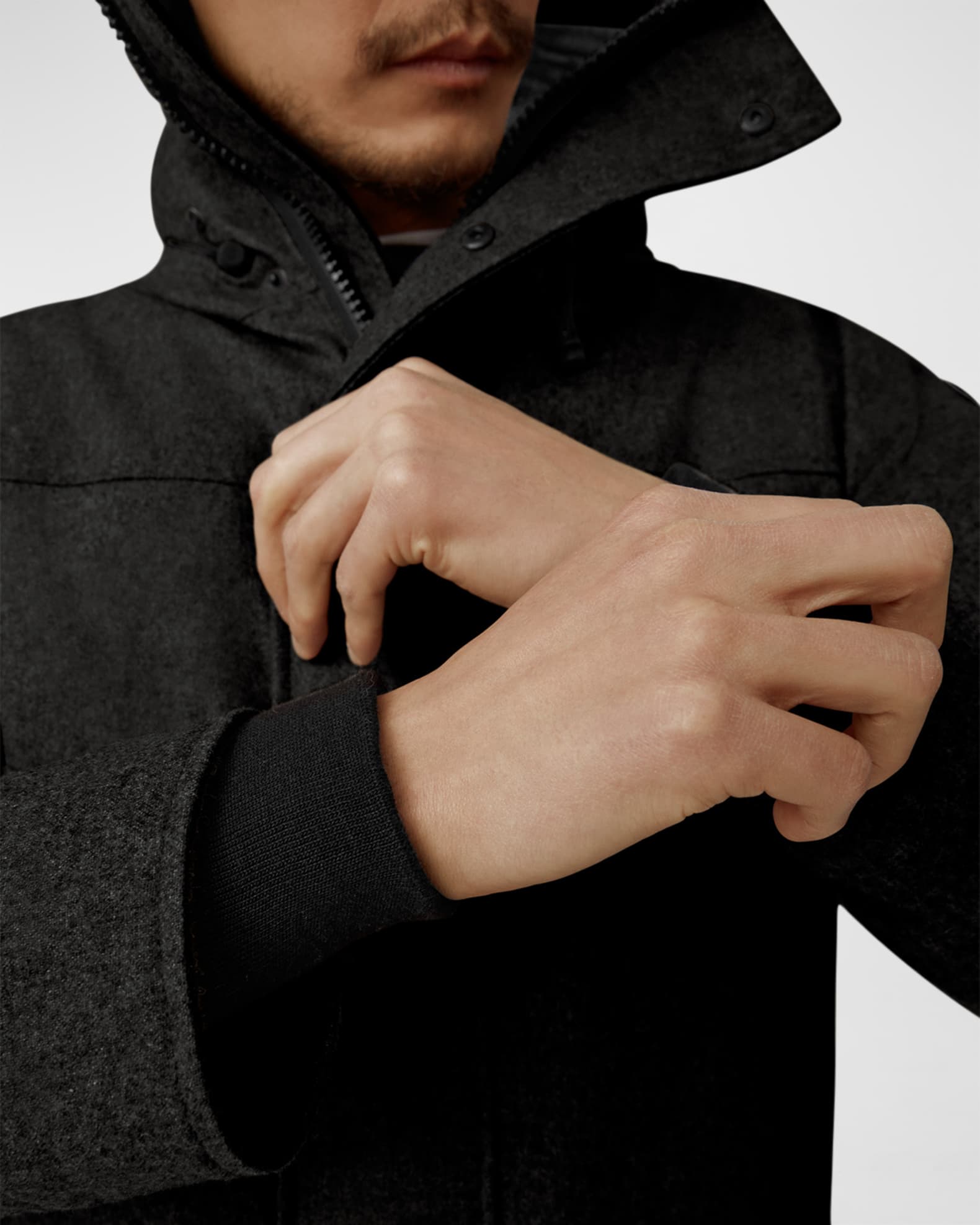 限定モデル  Langford Parka Wool Canada Goose Langford Wool Parka | Saks Fifth Avenue