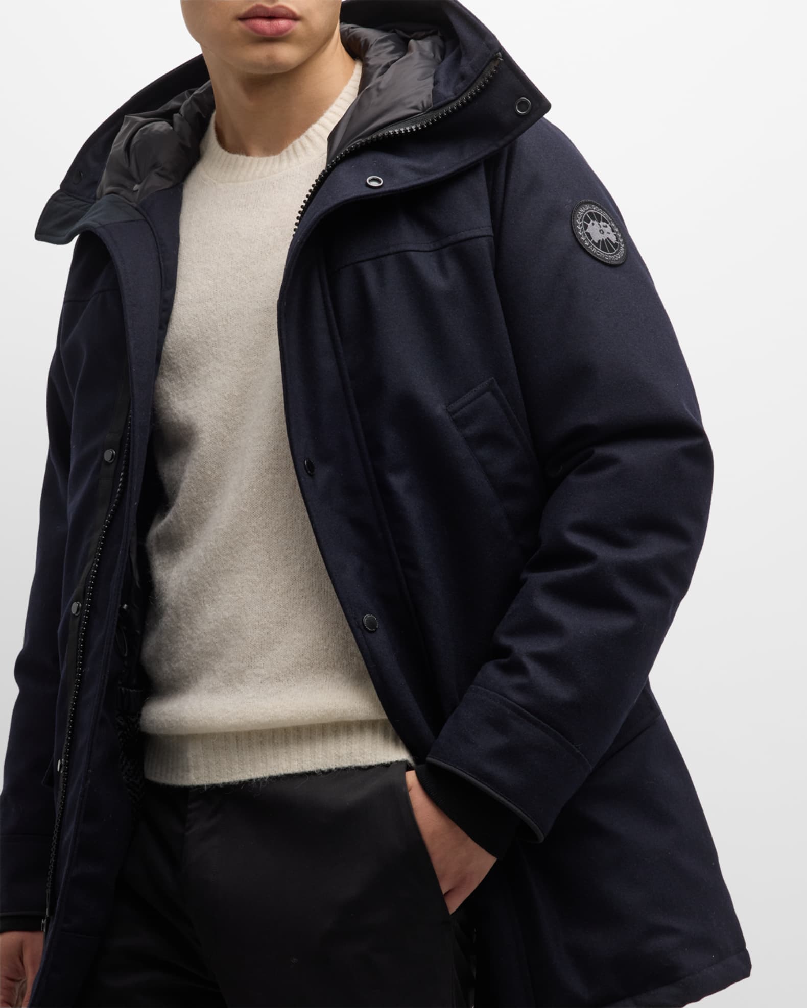 Wool down parka discount