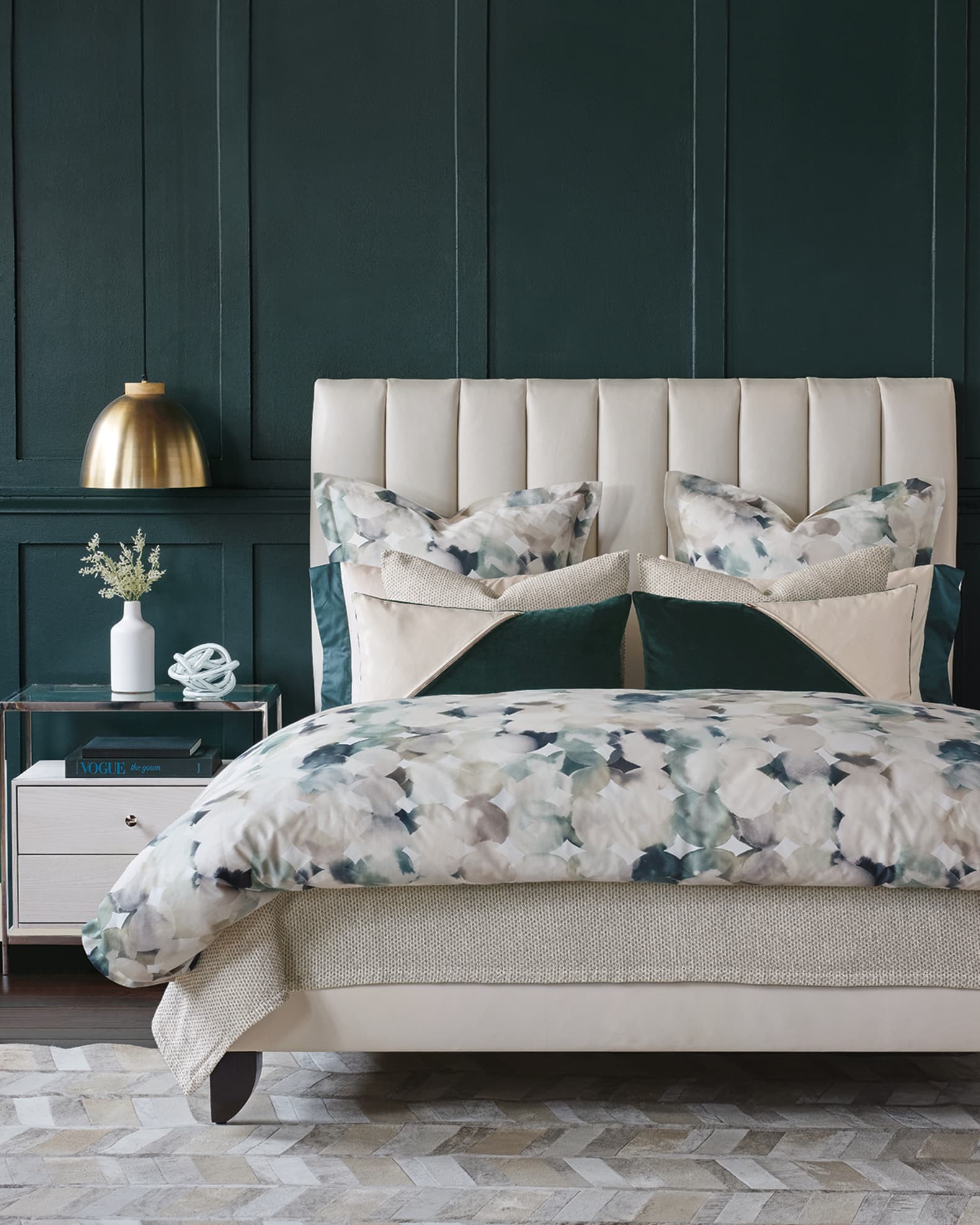 Izaro Watercolor Print Duvet Cover 1