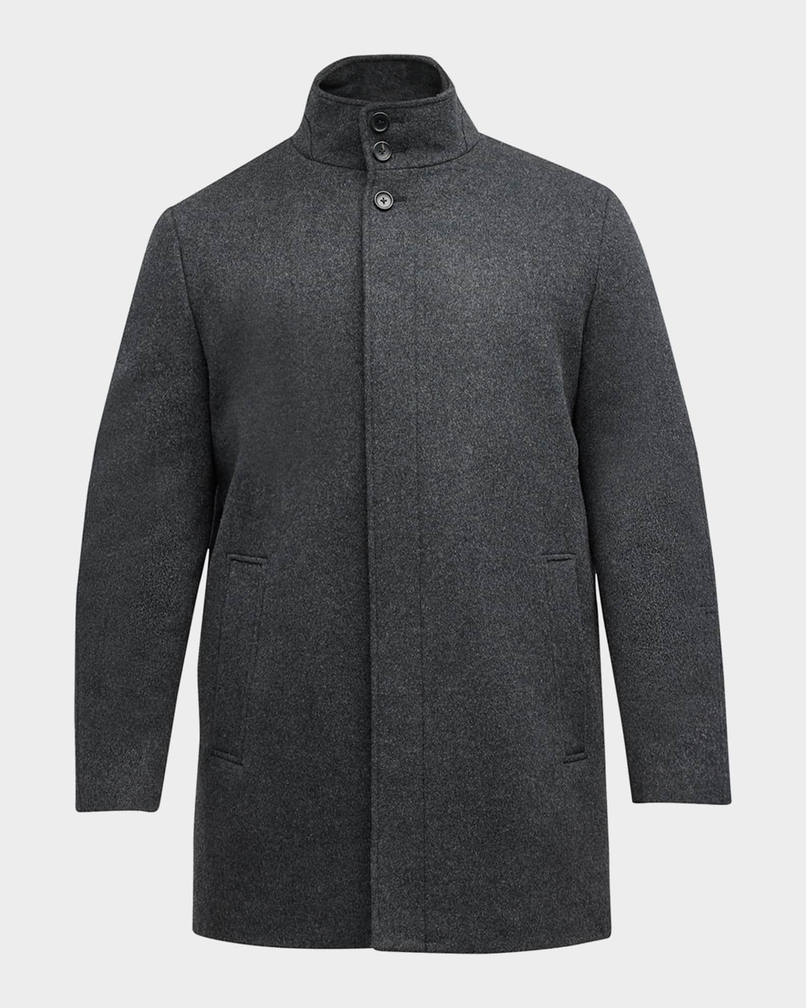 Cardinal of Canada Men's Mont-Royal Car Coat with Bib | Neiman Marcus