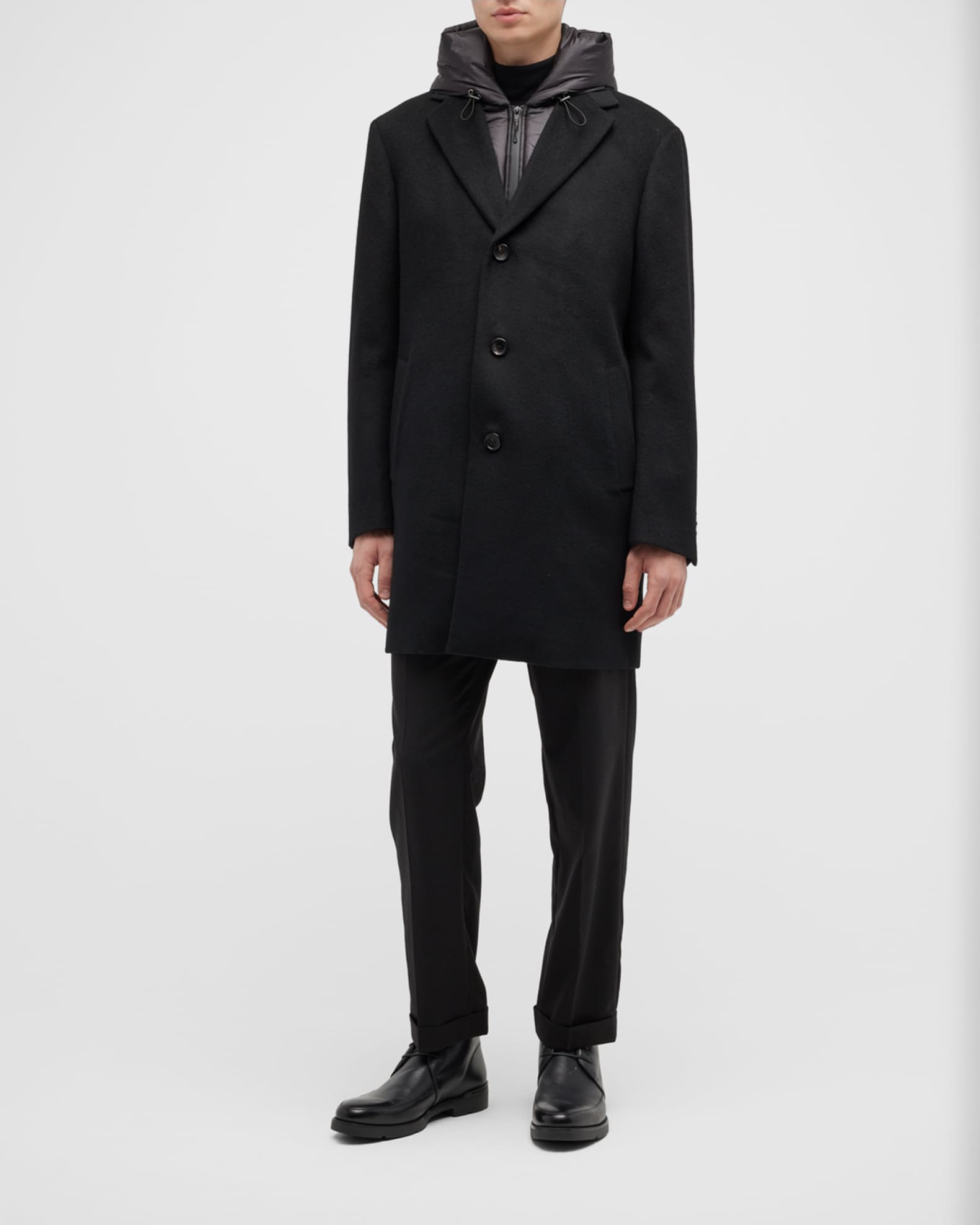 Men s Trenton Topcoat w Insulated Hooded Bib