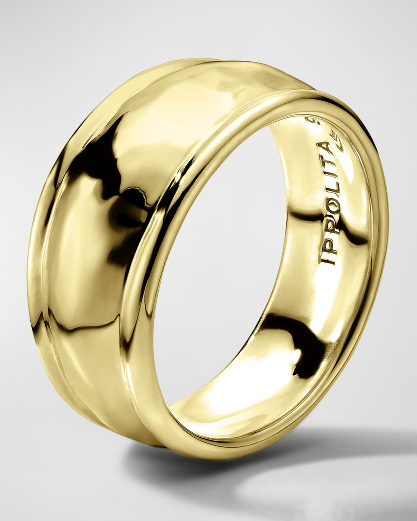 Thin Goddess Ring in 18K Gold  1