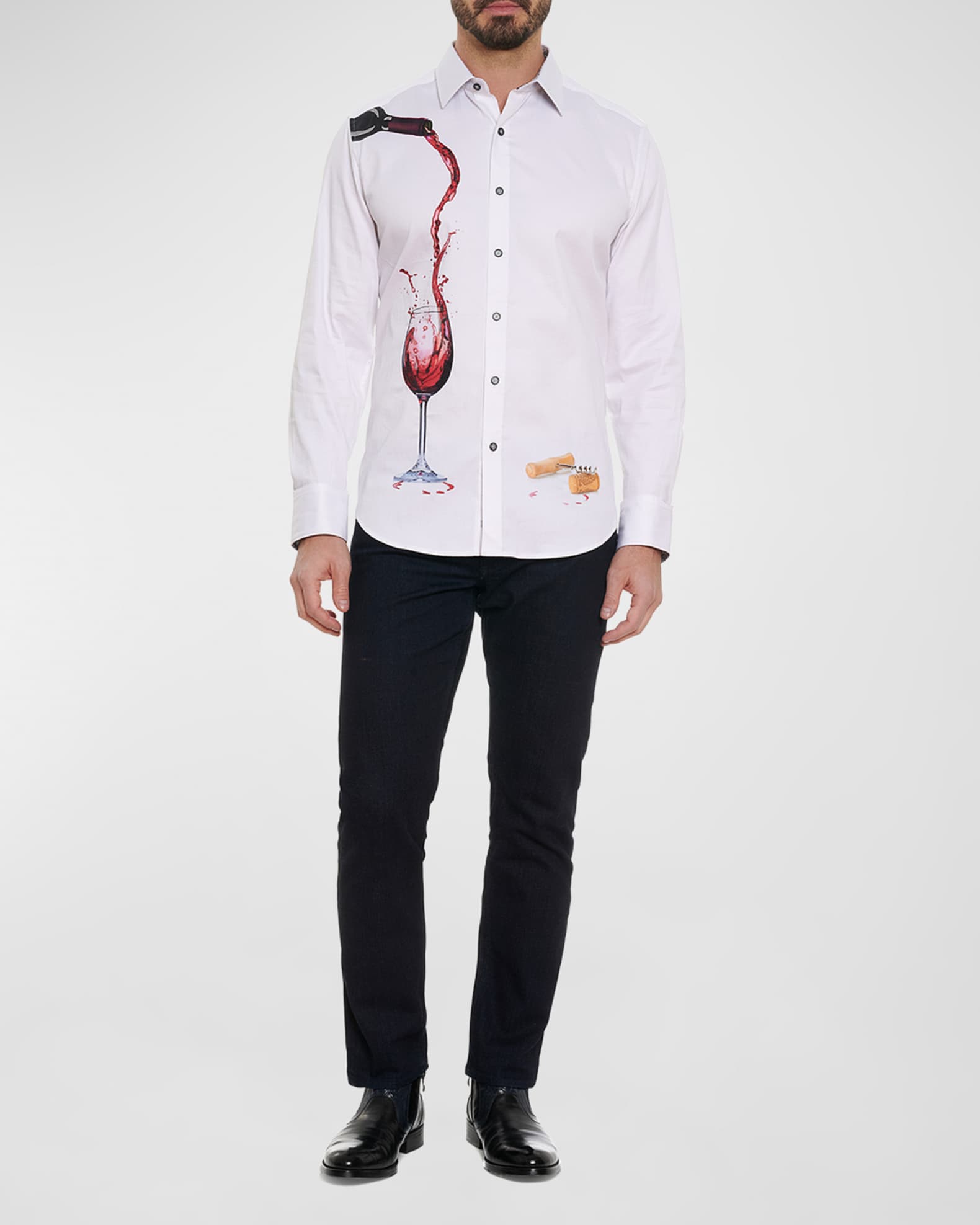 Men's Pinot Noir 2 Stretch Sport Shirt 1