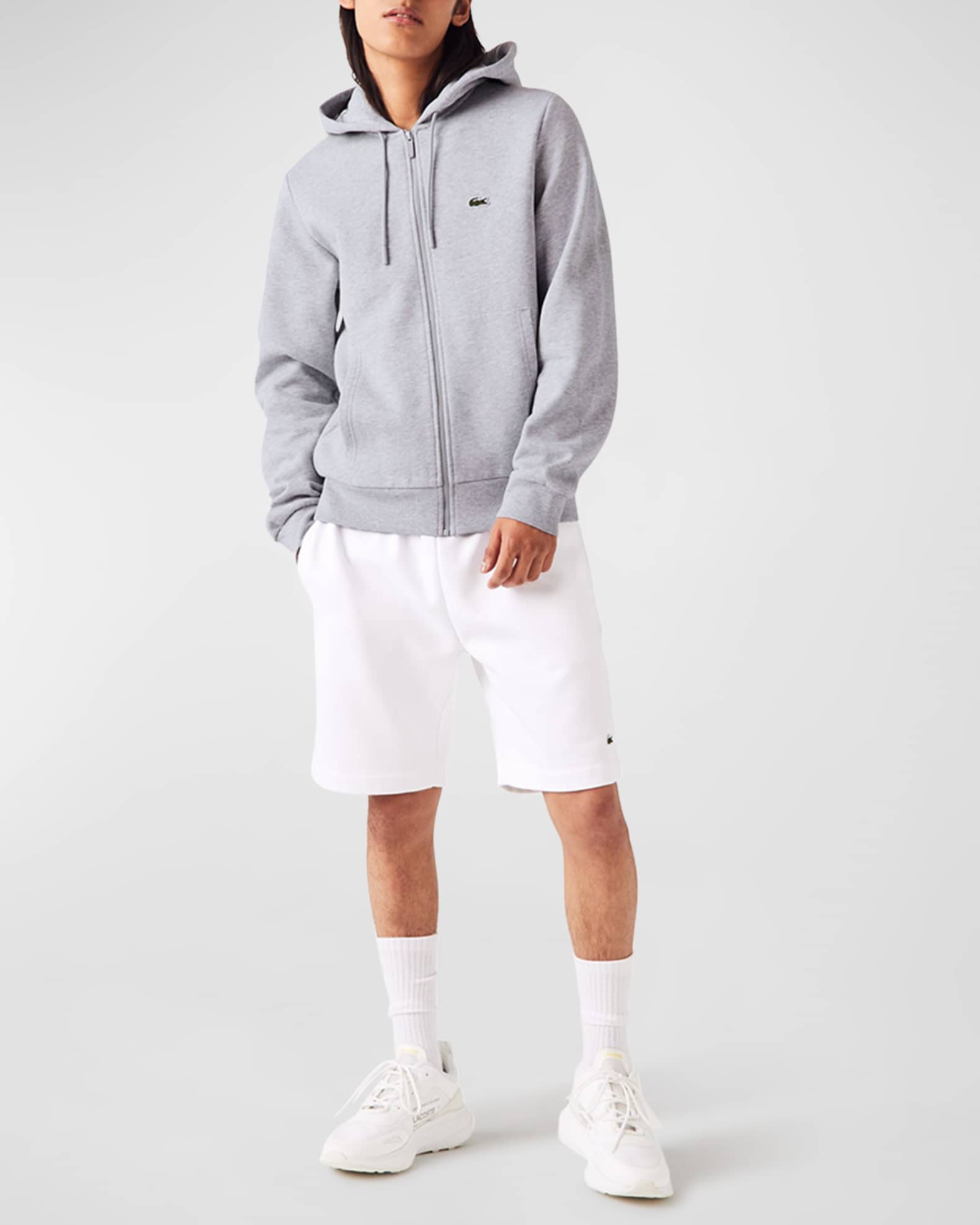 Lacoste sale sweat gris