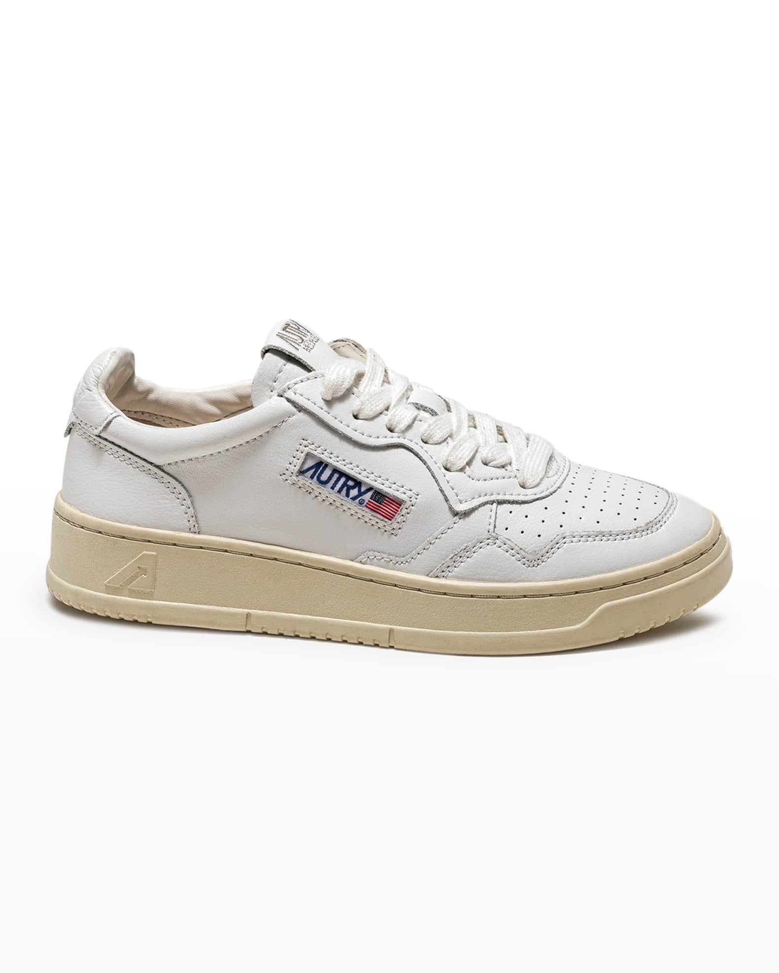 Medalist Low Top Bicolor Leather Sneakers