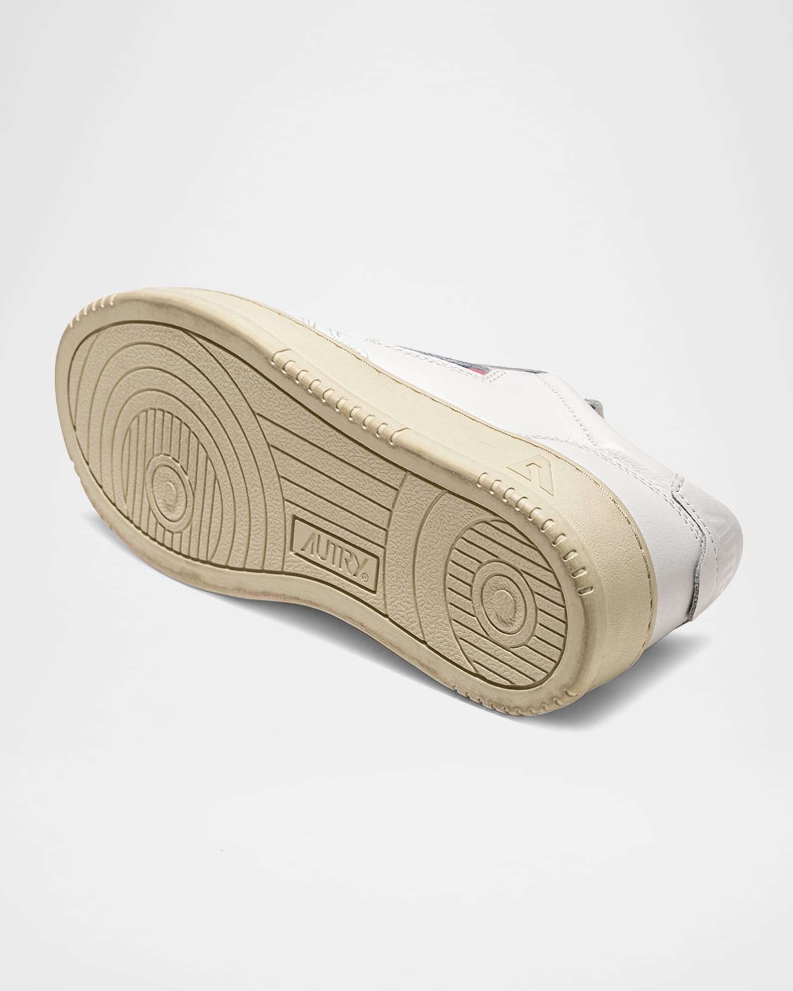 Autry メタリスト ロトッフ スニカ A11IAULW LL12 Autry Medalist Low Sneakers In White And Space Leather
