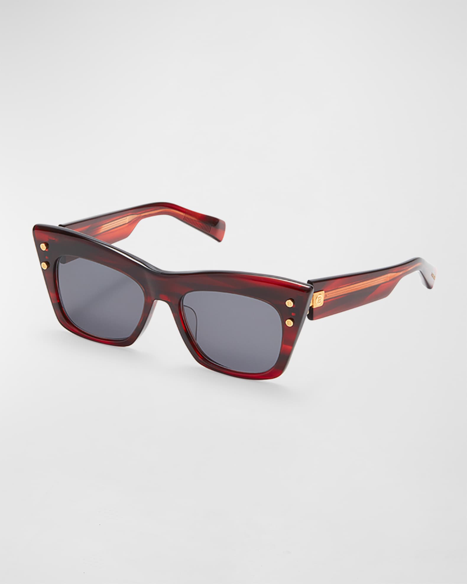 Balmain B-II Acetate Cat-Eye Sunglasses