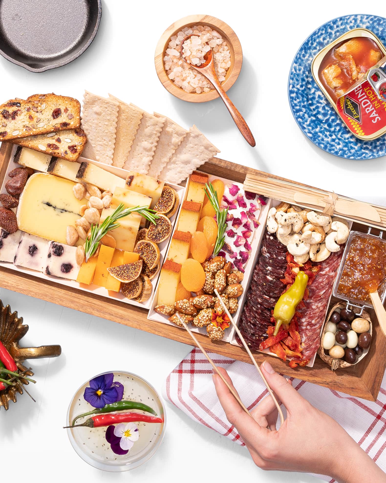 BOARDERIE Diletto FullyArranged Cheese & Charcuterie Board Neiman Marcus