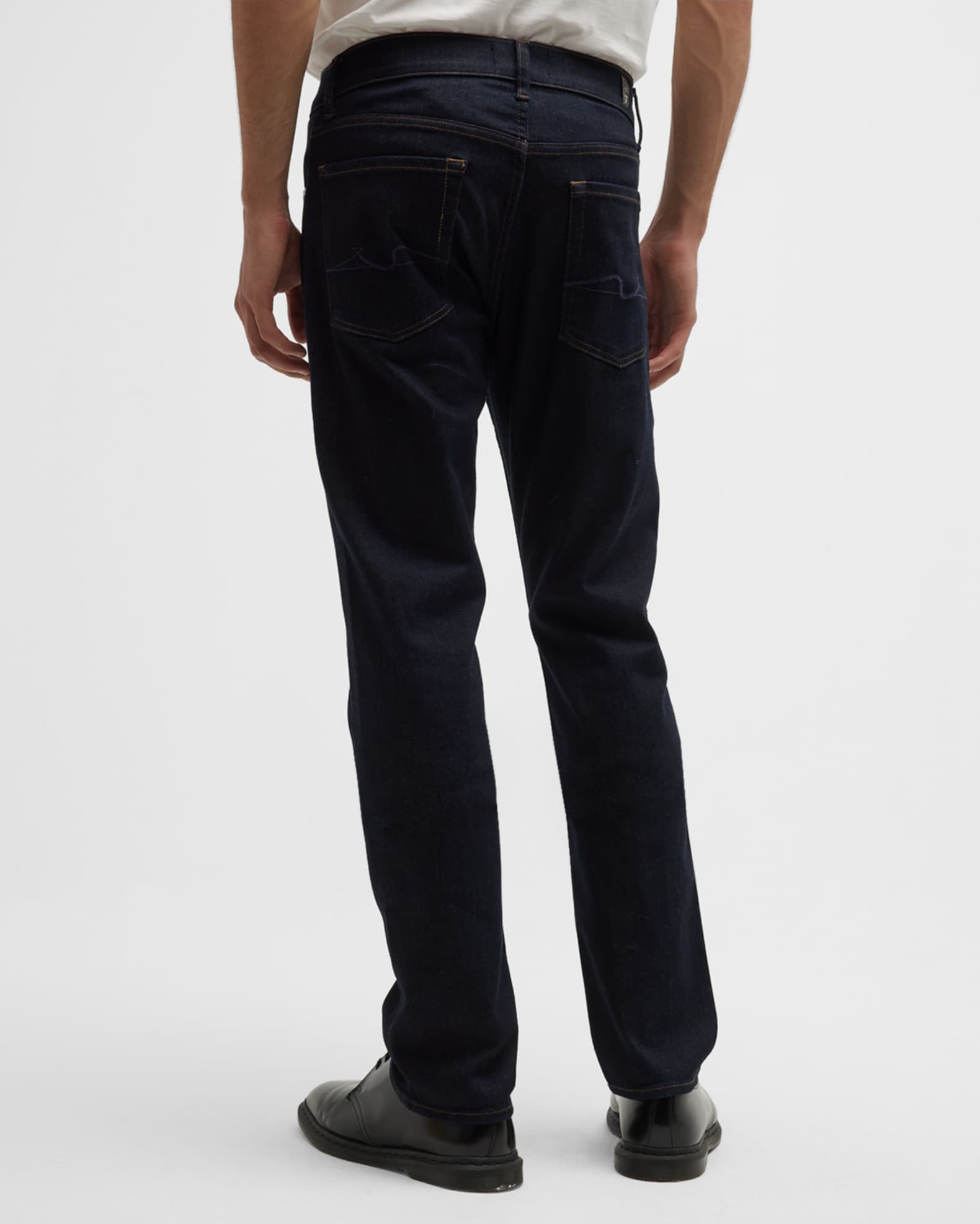 7 for all mankind Men's Luxe Performance Straight-Leg Jeans | Neiman Marcus