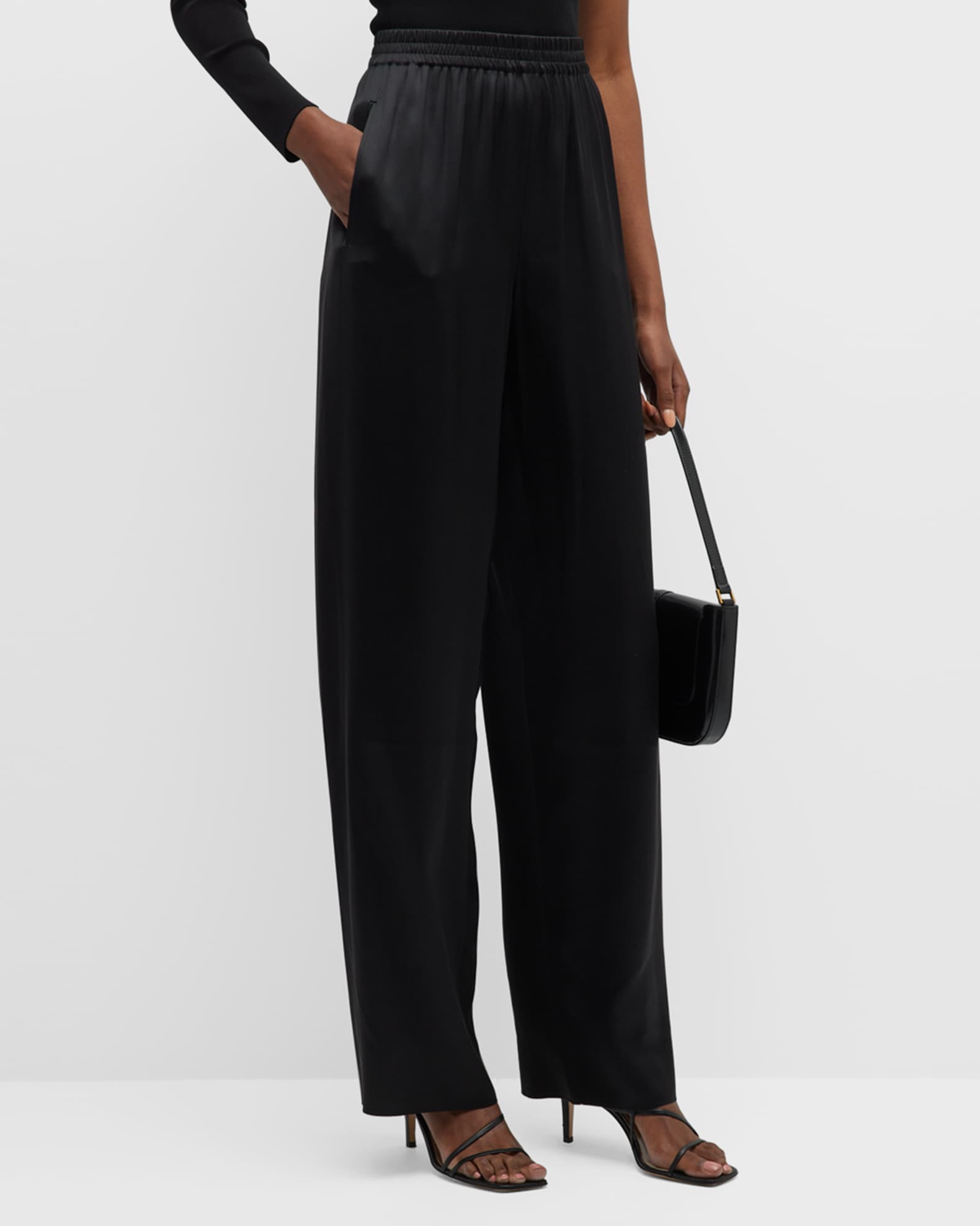Classic Silk Trousers  1