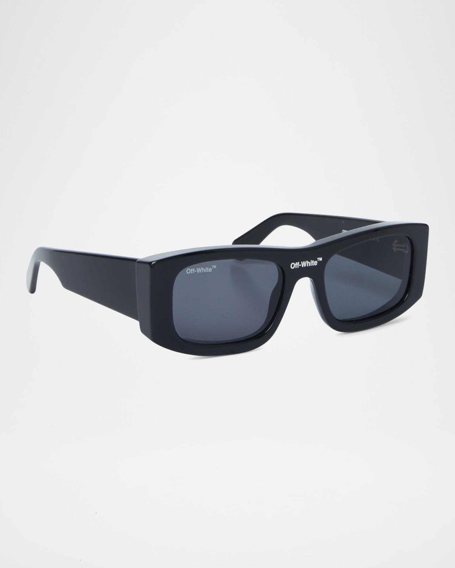 Off-White Men's Lucio Logo-Bridge Rectangle Sunglasses | Neiman Marcus