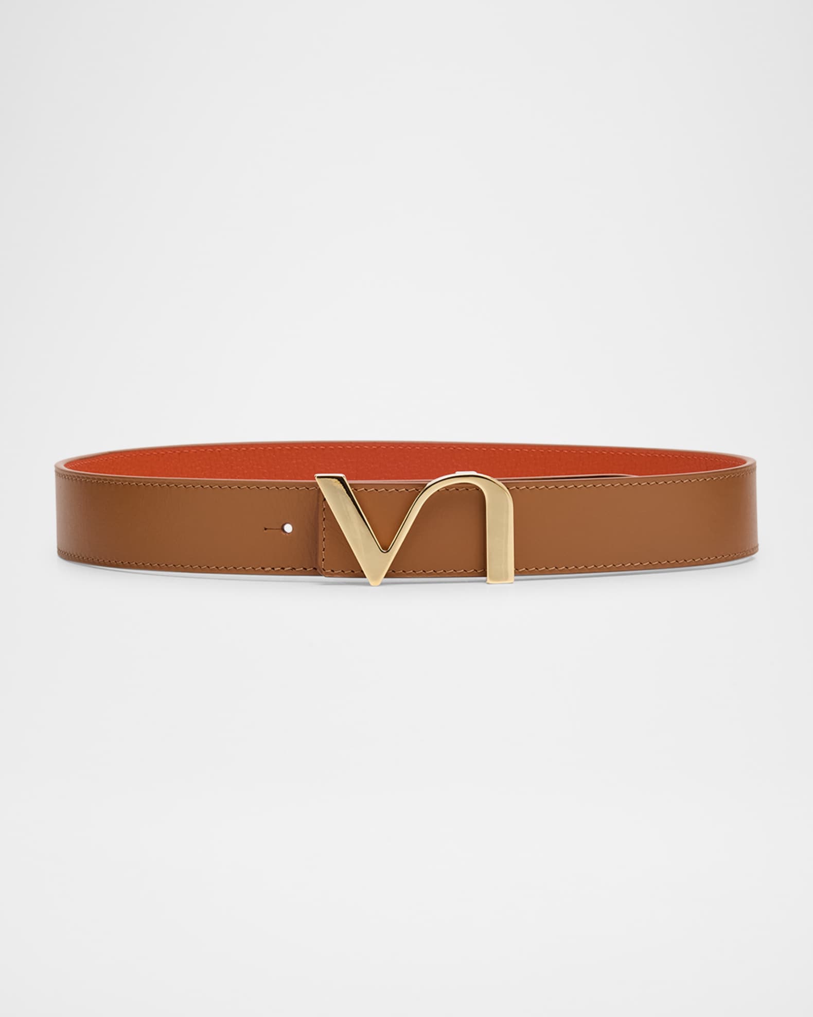 Vaincourt Paris L Amourese Reversible Leather Belt Women s 36in 90cm Belts Leather Belts