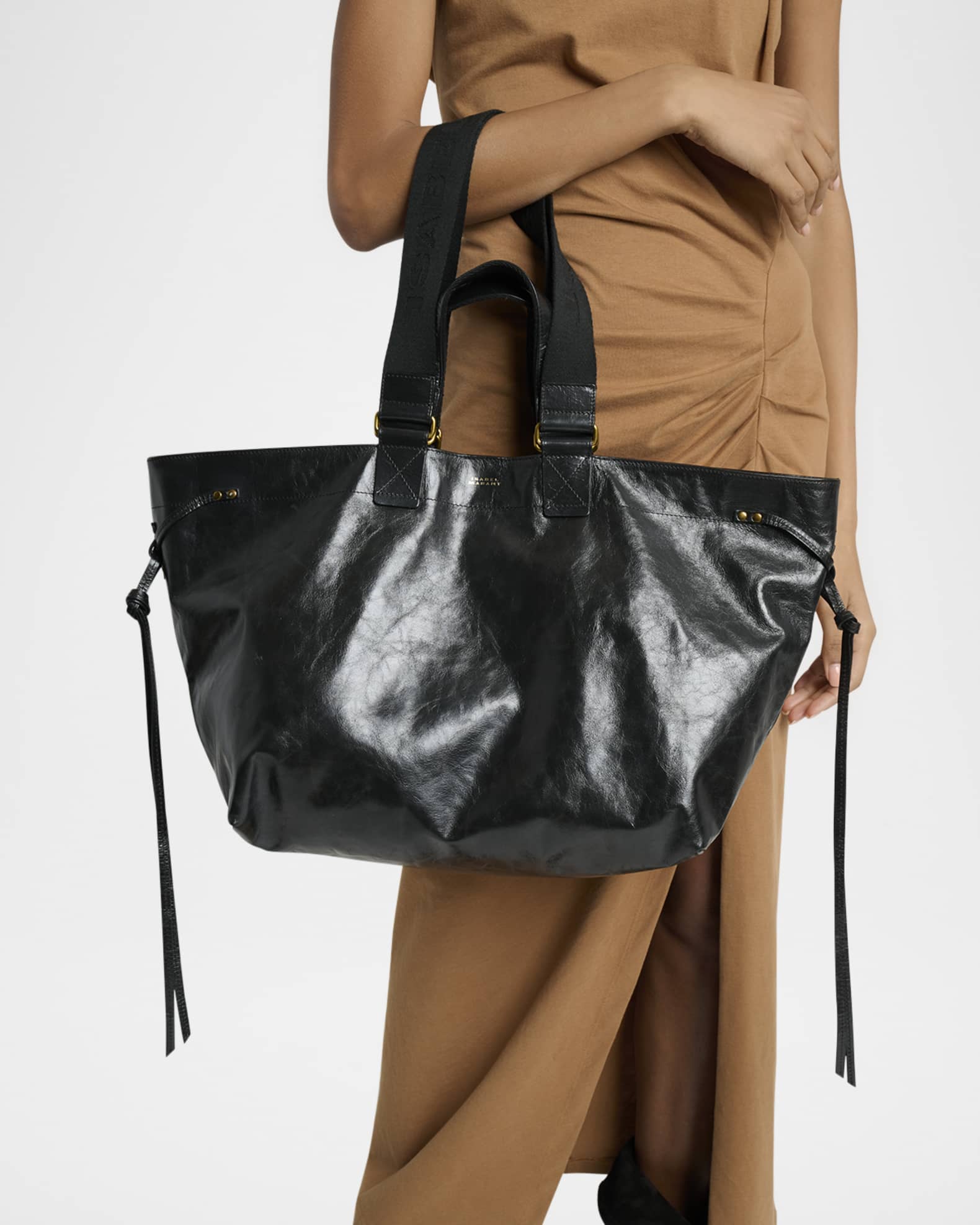 【関税込み】Isabel Marant ネイビー Marvin フーディ Nessah Bag Woman black | ISABEL MARANT Official online store