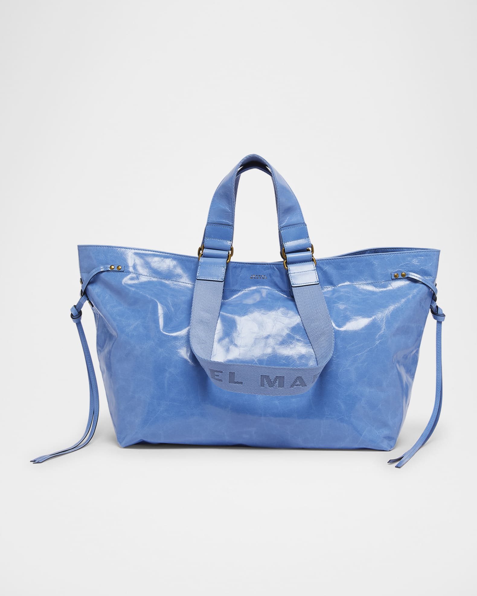 Wardy Double-Handle Leather Tote Bag 0