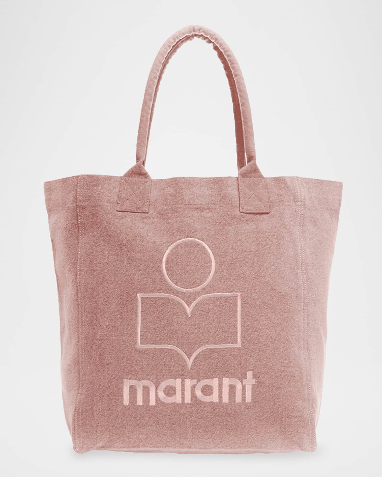 Isabel Marant Yenky Small Washed Canvas Tote Bag | Neiman Marcus